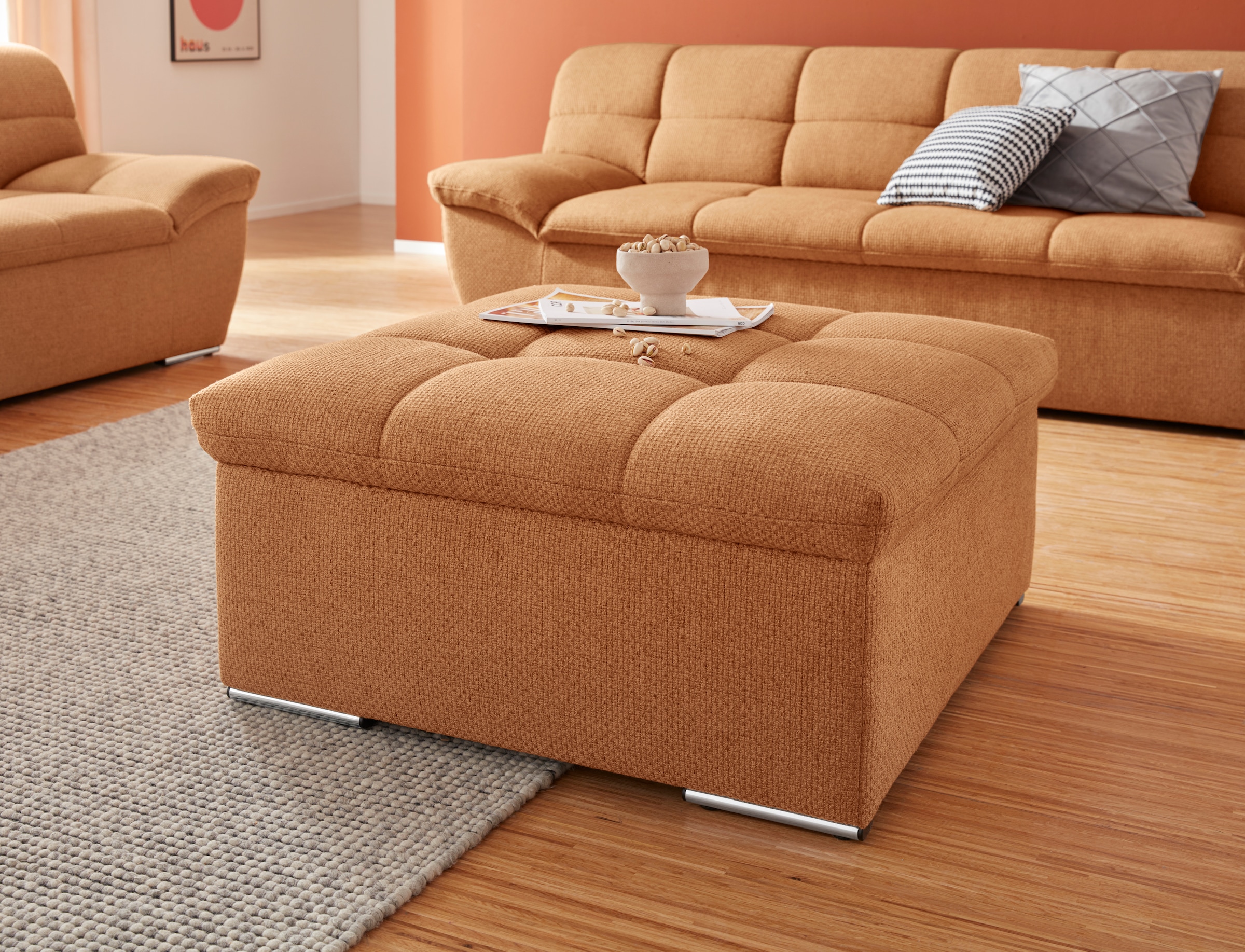 DOMO collection Sitzhocker »Lagoa«, in grosser Farbauswahl