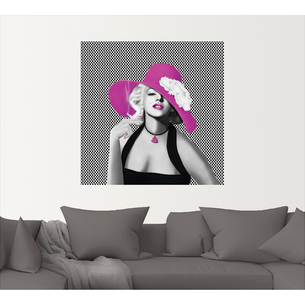 Artland Wandbild »Marilyn in Pop Art«, Stars, (1 St.)
