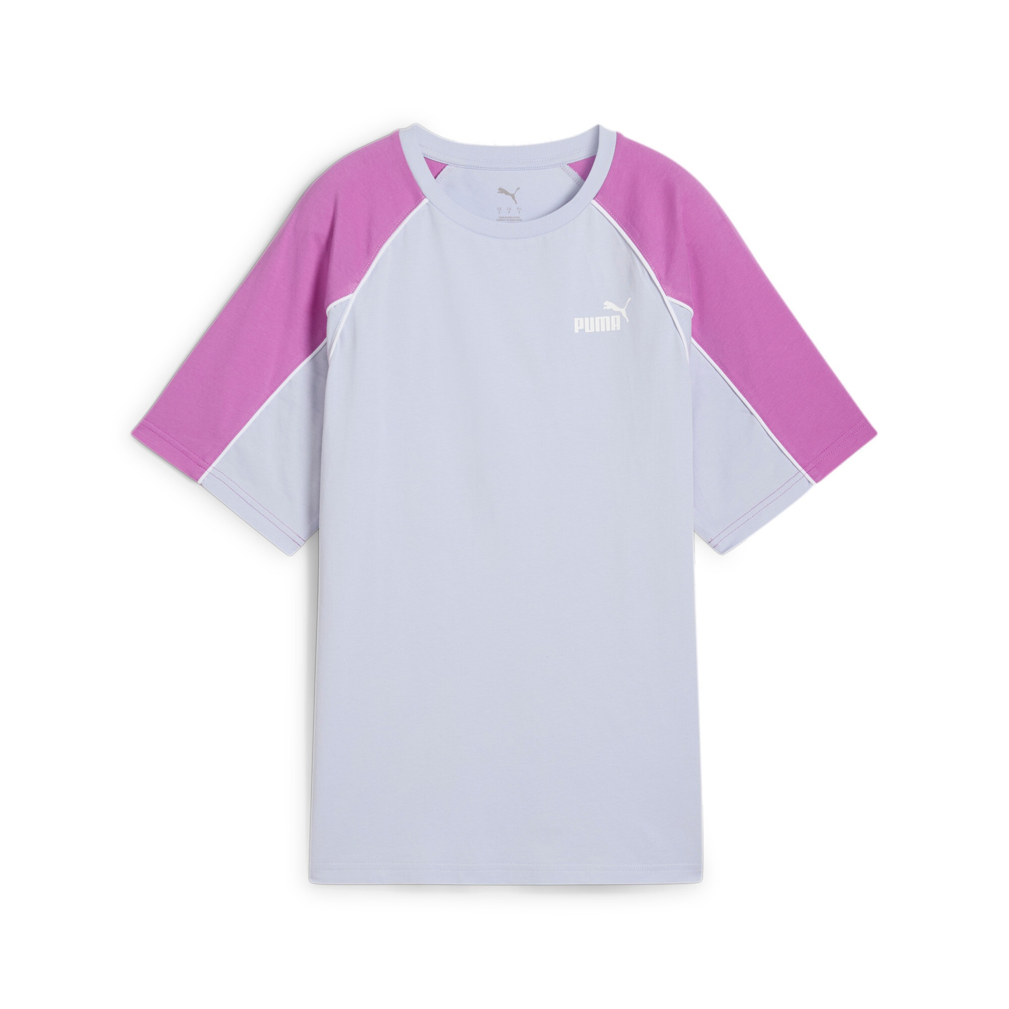 PUMA T-Shirt »SPORT RELAXED TEE« Kurzarm, Rundhalsausschnitt, mit Logo-Gummidruck, mit Paspelierung