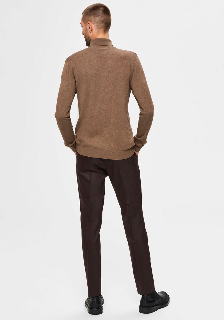 SELECTED HOMME Strickpullover »SLHBERG ROLL NECK NOOS«