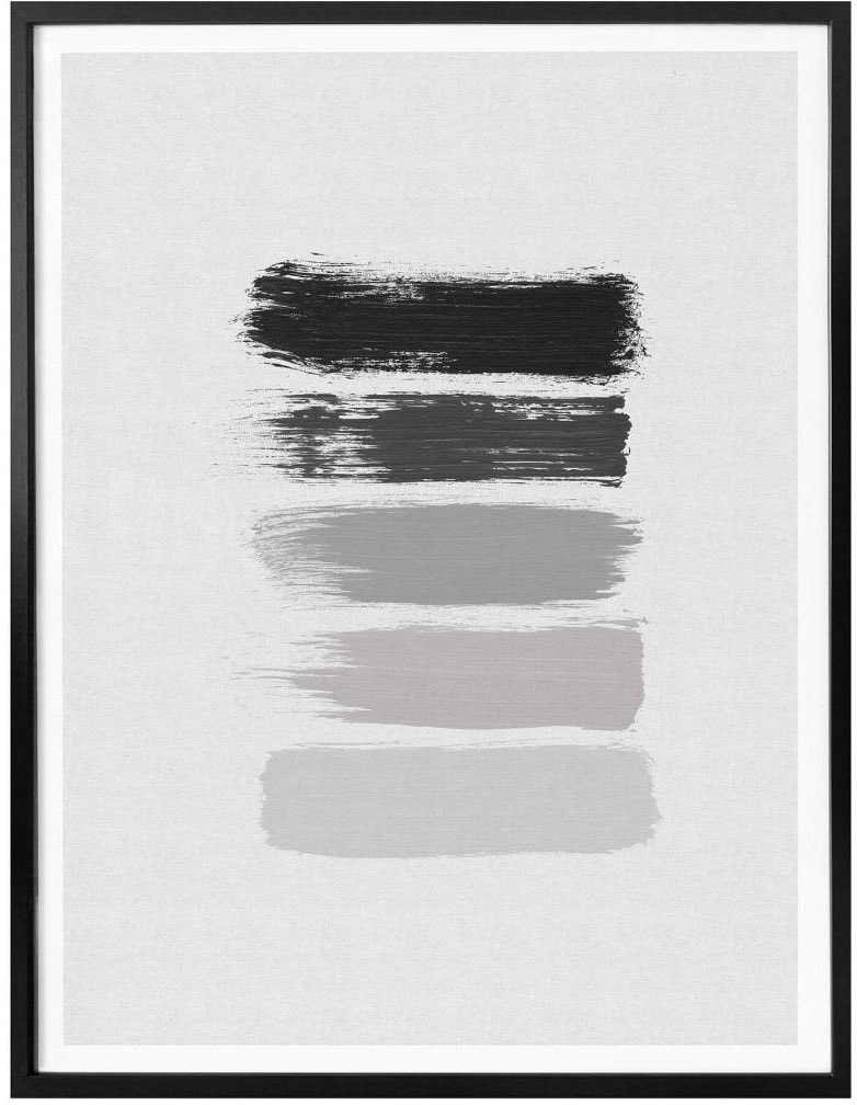 Jelmoli-Versand Poster, Grey Bild, of Grau«, »50 Grafik, Wandbild, Wandposter kaufen Shades St.), Schwarz Poster Wall-Art | (1 online