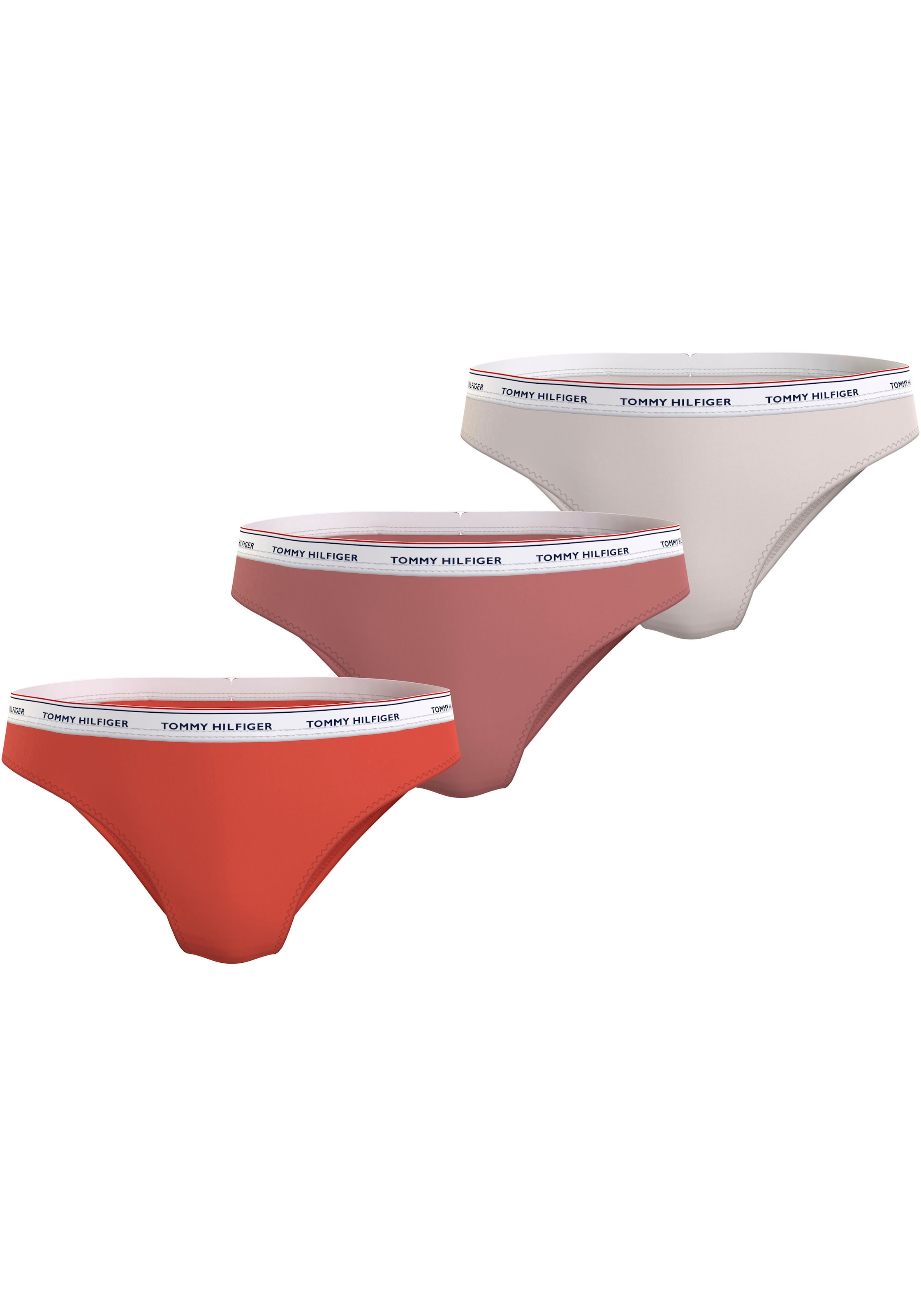 Tommy Hilfiger Underwear Bikinislip »3 PACK BIKINI (EXT SIZES)«, (Packung, 3er), mit Tommy Hilfiger Logobund