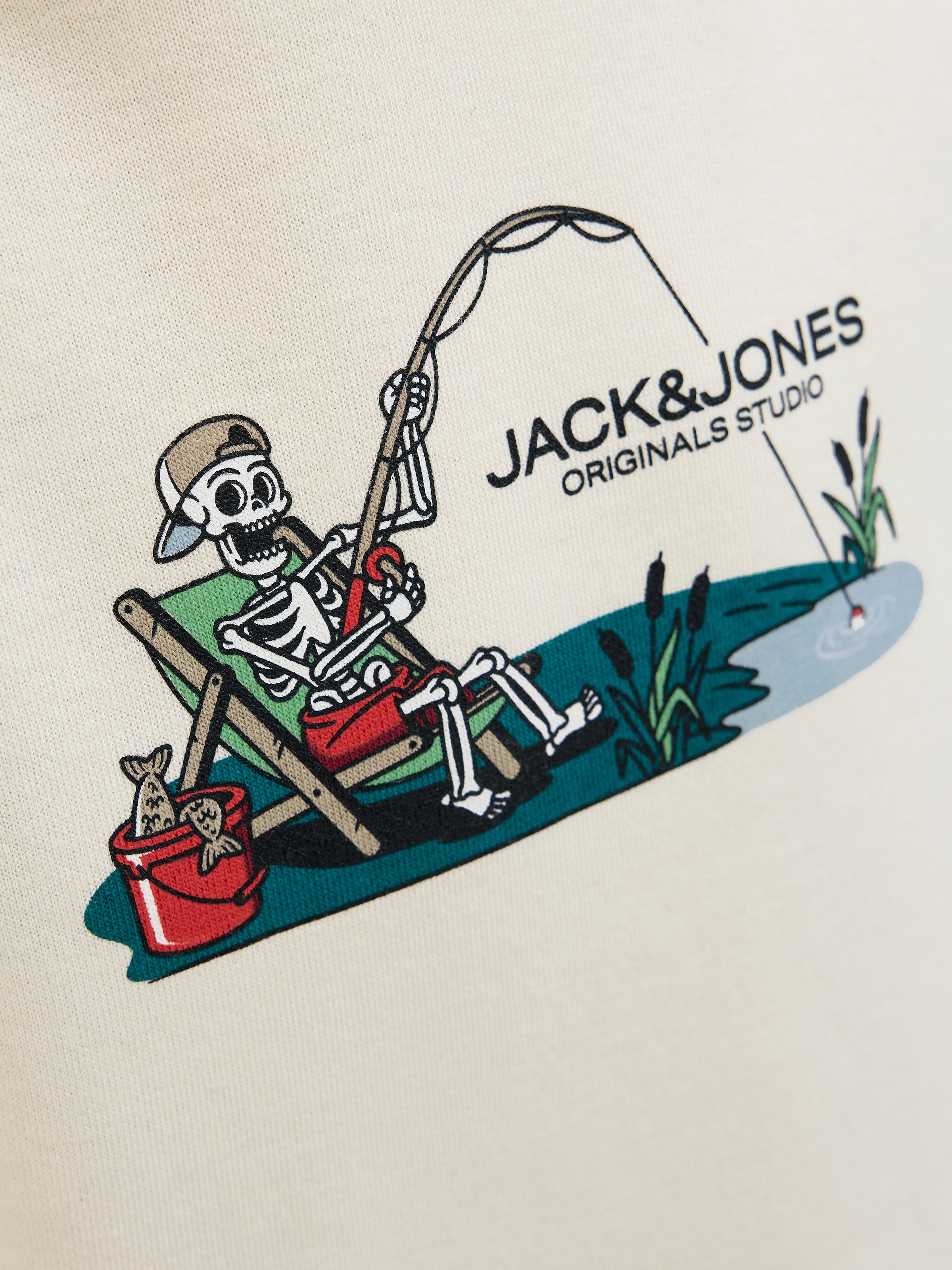 Jack & Jones Junior Kapuzensweatshirt »JORSKULL NATURE SWEAT HOOD SN JNR«