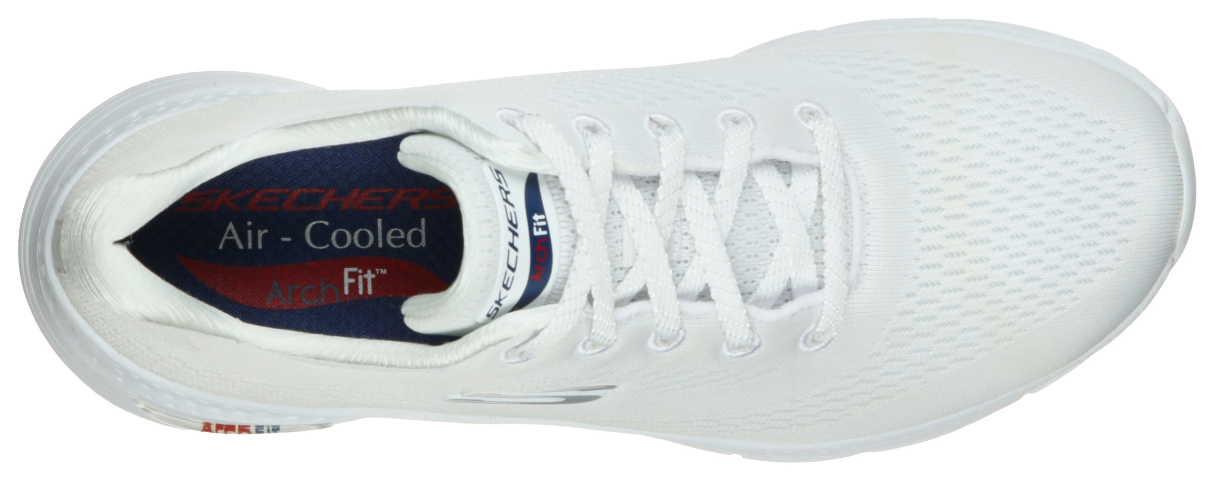 Skechers Sneaker »ARCH FIT«, mit seitlichem Logo-Emblem, Freizeitschuh, Halbschuh, Schnürschuh