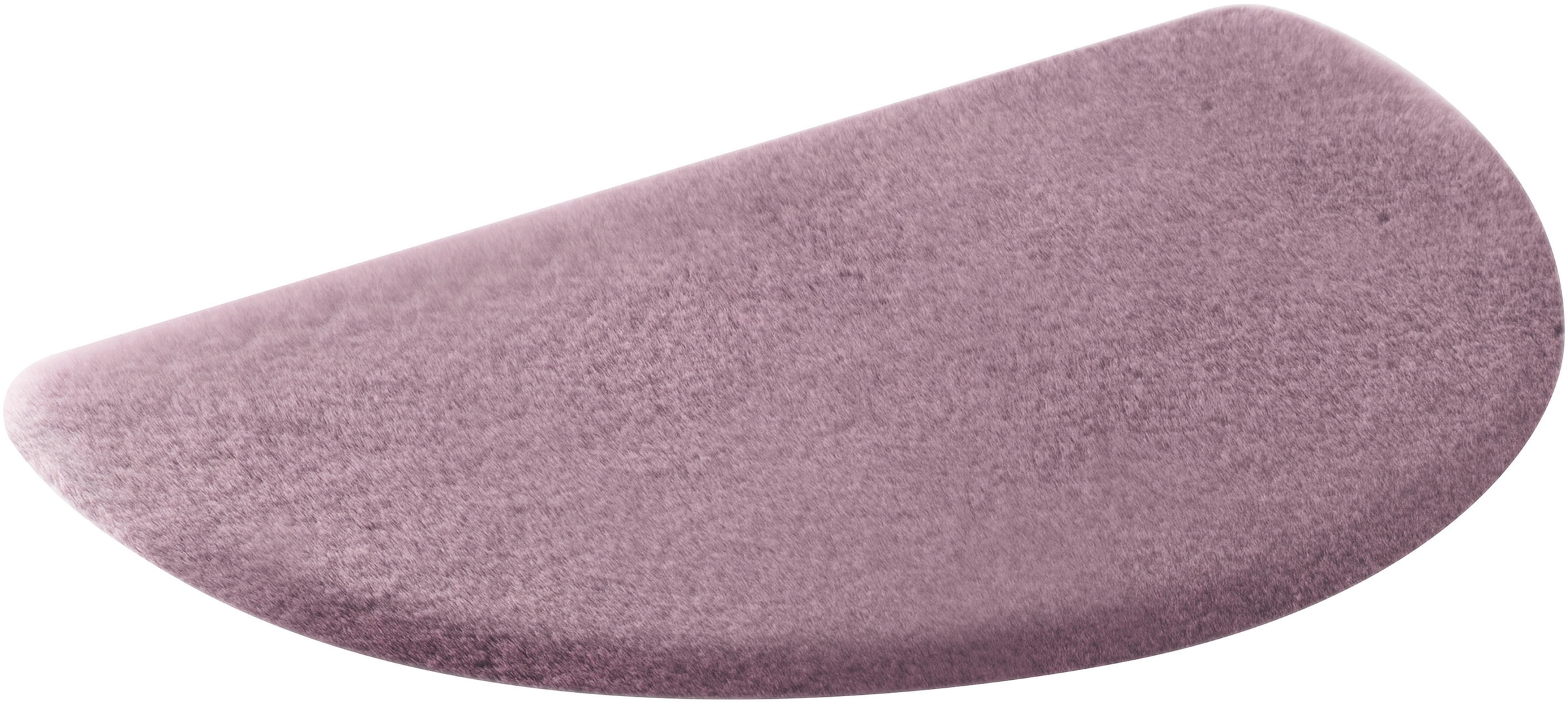 my home Badematte »Valeria, Kaninchenfell-Haptik«, rutschhemmend beschichtet, fussbodenheizungsgeeignet-strapazierfähig, Kunstfell, weicher Badteppich