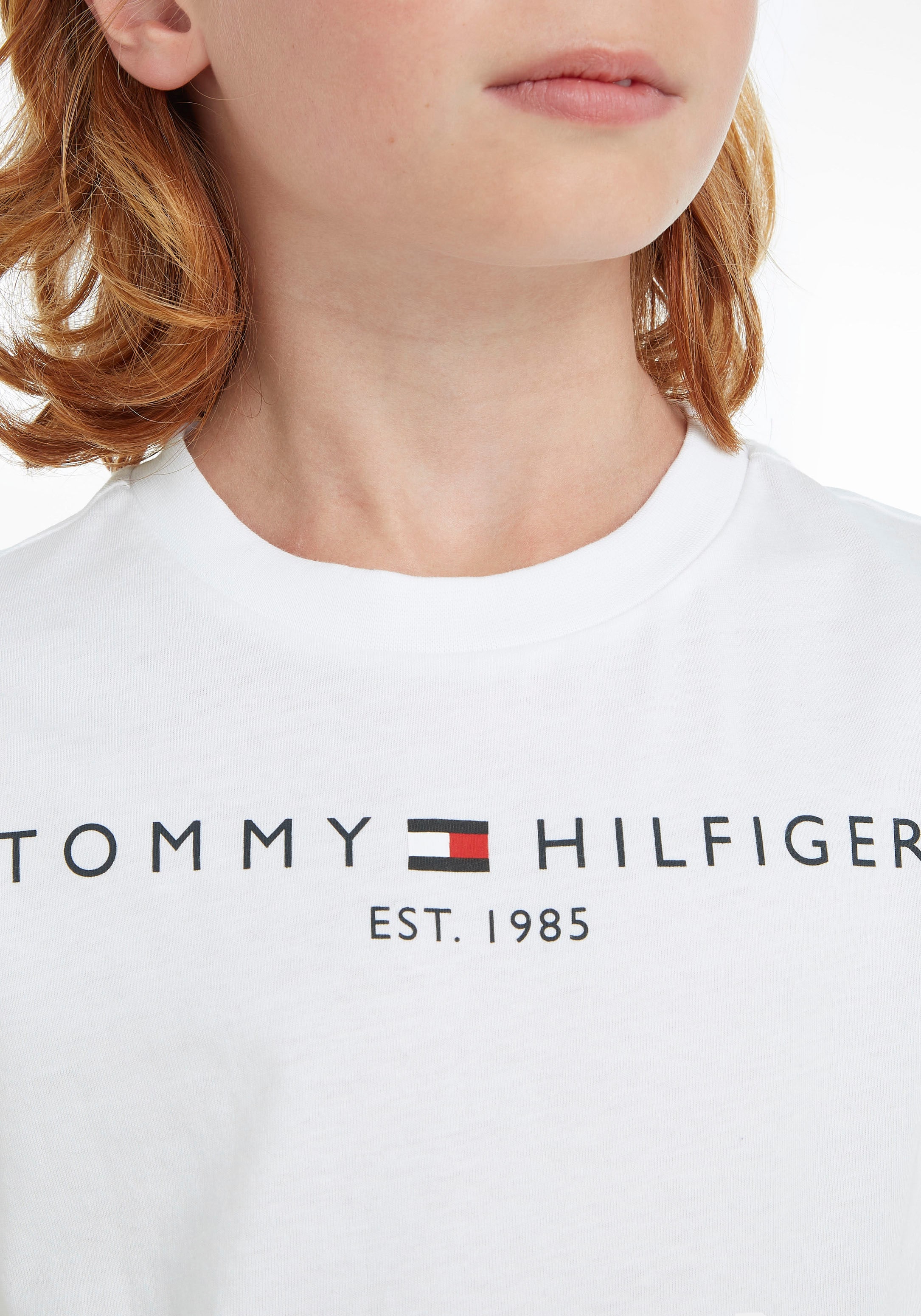 Tommy Hilfiger T-Shirt »ESSENTIAL TEE«, Kinder Kids Junior MiniMe,für Jungen und Mädchen