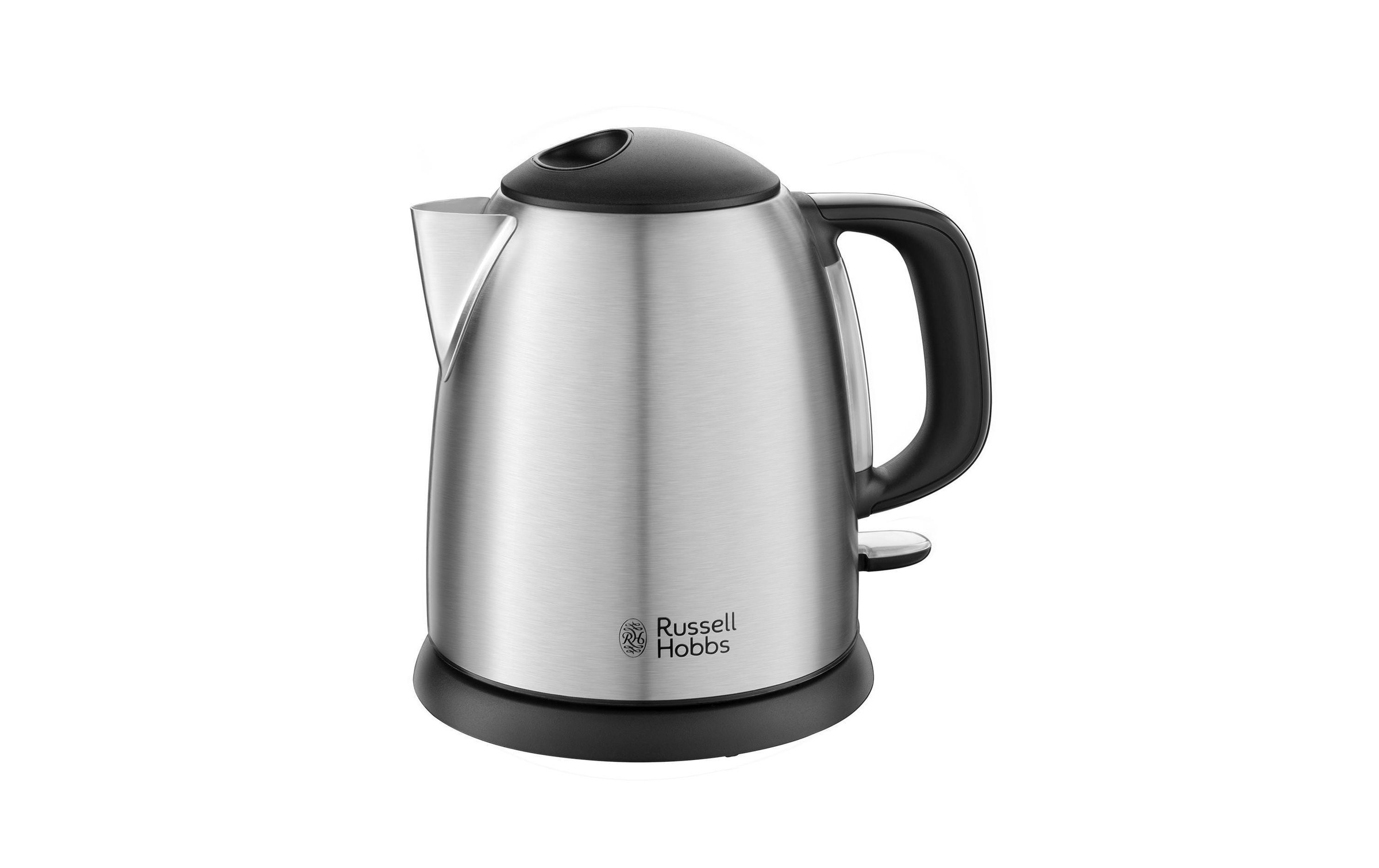 Russell Hobbs, RUSSELL HOBBS Wasserkocher »Adventure 24991-70« 2400 W, schwarz, schwarz, Einheitsgröße, Wasserkocher