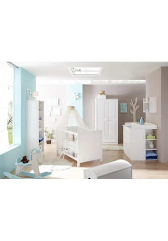 Ticaa Babyzimmer-Komplettset »Moritz«, (Set, 5 St.), Bett + Wickelkommode + Schrank +... kaufen