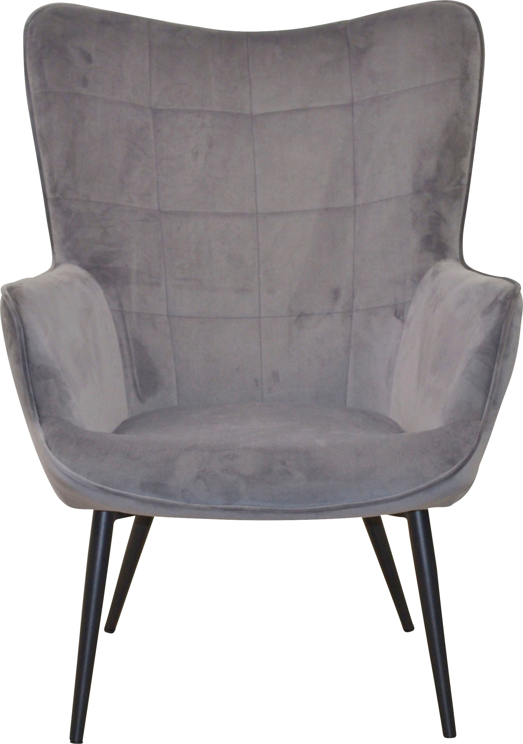 Stahlrohr, Jelmoli-Versand lackiert Sessel Polstersessel HOFMANN »Jaro«, LIVING MORE aus AND kaufen | online schwarz mit Beinen