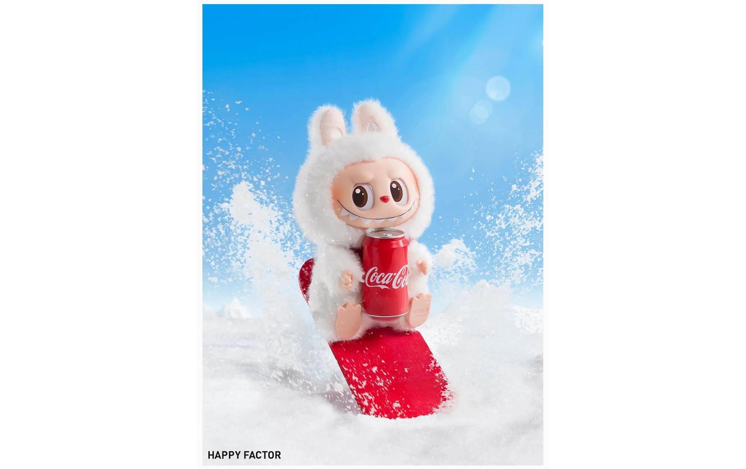 nicht definiert Plüschfigur »Pop Mart Plüsch-Anhänger Labubu Coca Cola Blind Box, 17 cm«