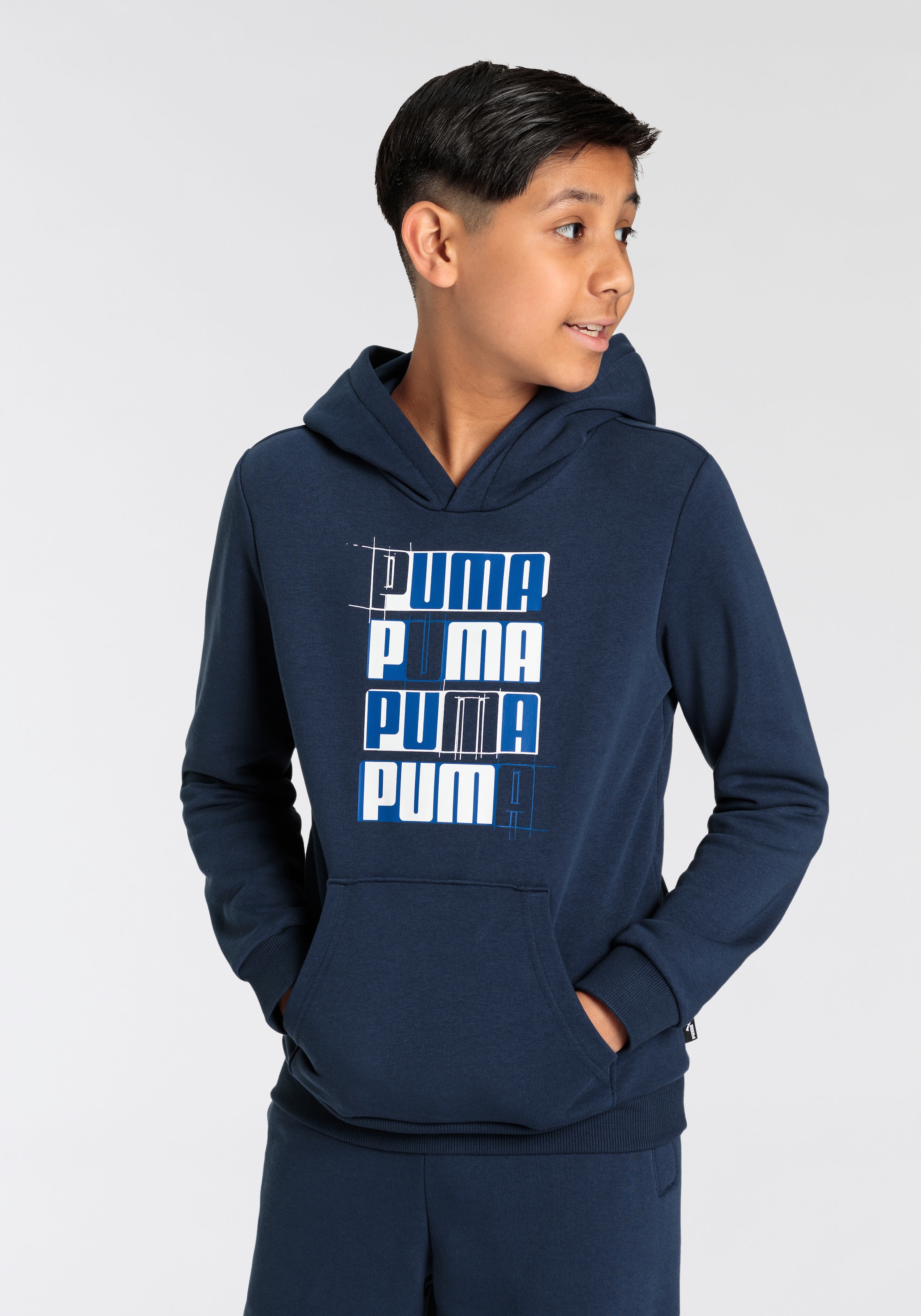 PUMA Kapuzensweatshirt »ESS+ LOGO LAB HOODIE TR B«