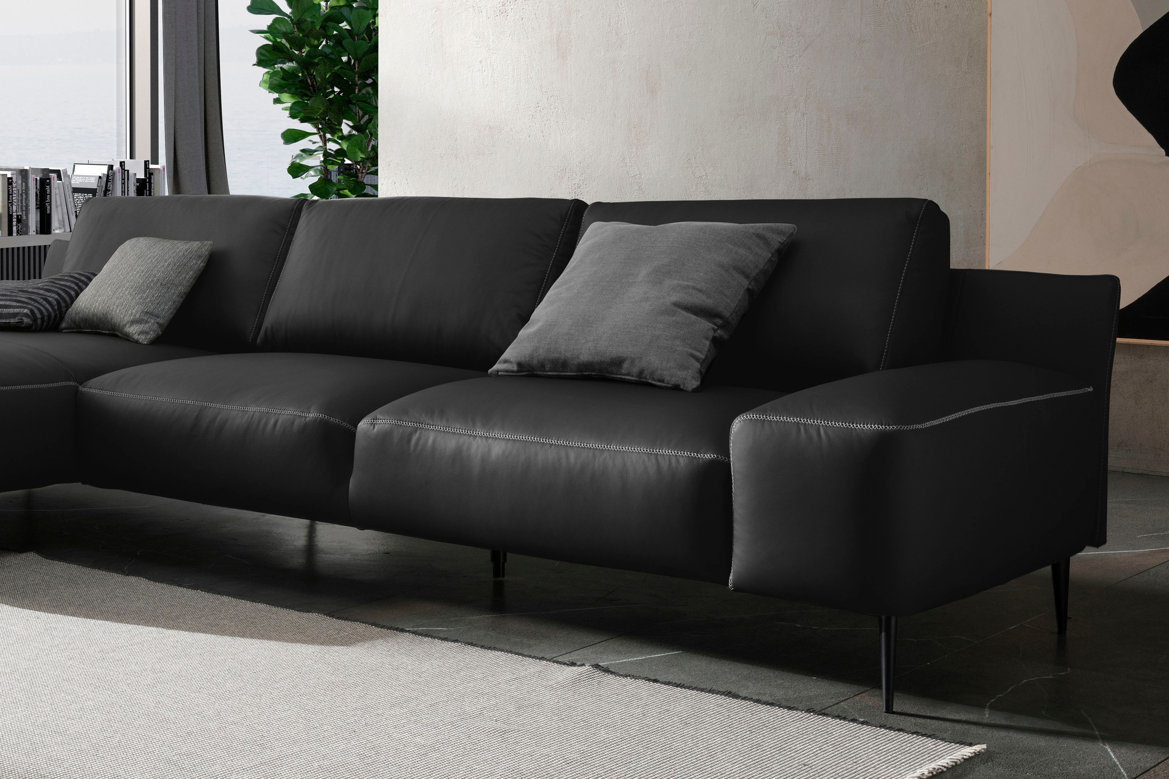 designwerk Ecksofa »Forma L-Form, zeitloses Designsofa mit aktuellem Fuss«, in hochwertiger Verarbeitung & tollem Sitzkomfort