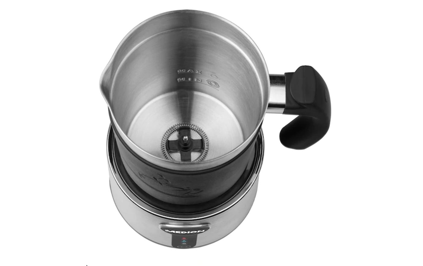 Medion® Milchaufschäumer »MD 18286 Silberfarben/Schwarz«
