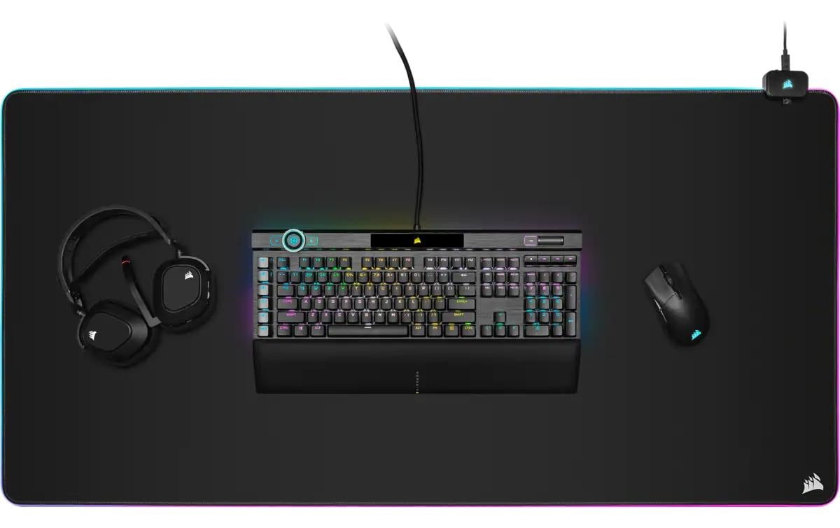 Corsair Gaming Mauspad »MM700 RGB Extended 3XL iCUE Schwarz«