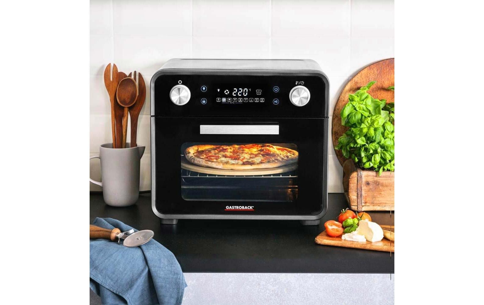 Gastroback Heissluftfritteuse »Design Ofen Air Fry & Pizza 22 l«, 1500 W