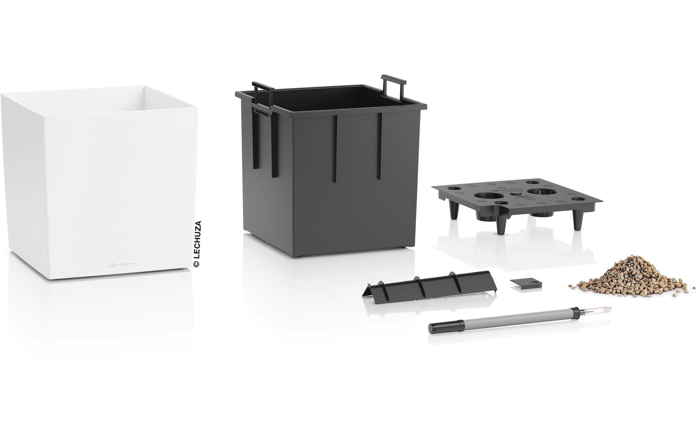 Bewässerungssystem "Lechuza CUBE Color 40" () Pflanzgefäss mit integriertem Bewässerungssystem