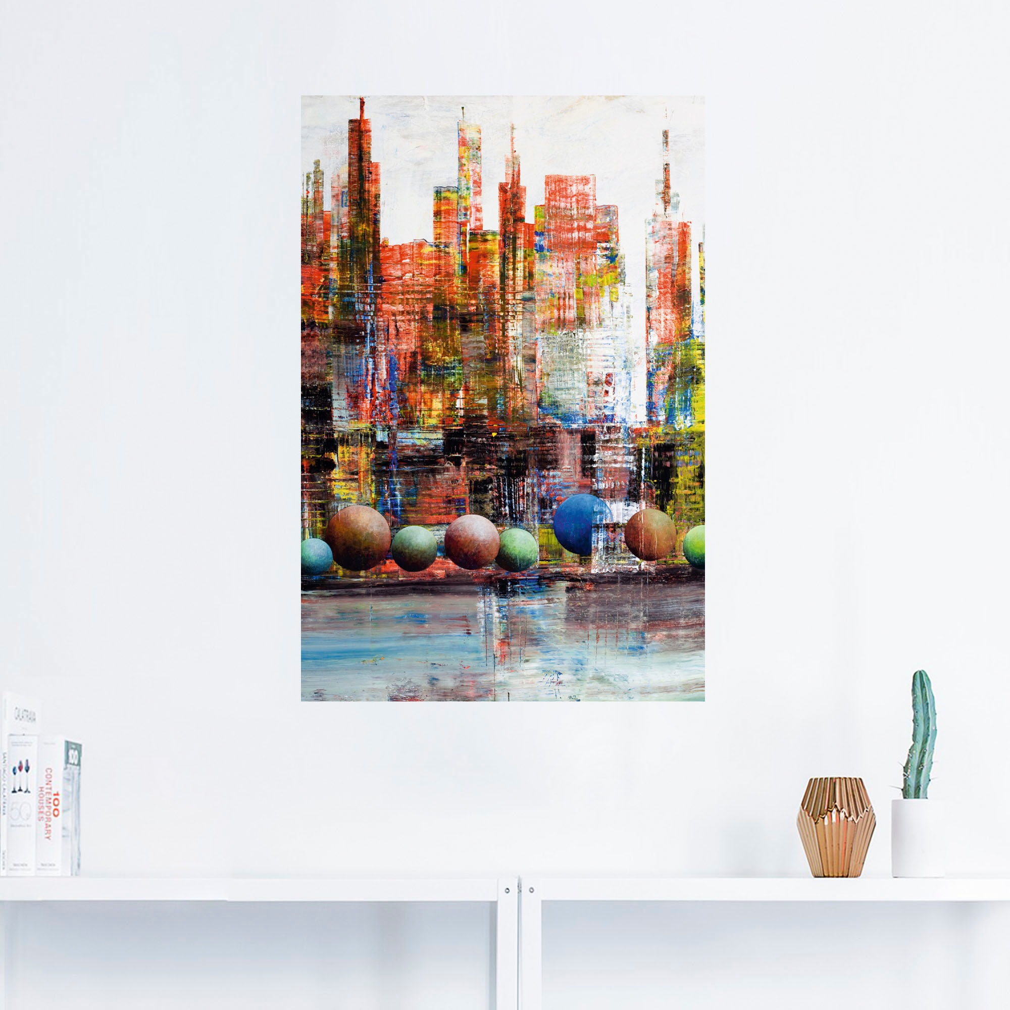 Artland Wandbild »New York Stadtansicht«, (1 Amerika, Poster Alubild, oder in versch. St.), als | Leinwandbild, bestellen online Grössen Jelmoli-Versand Wandaufkleber