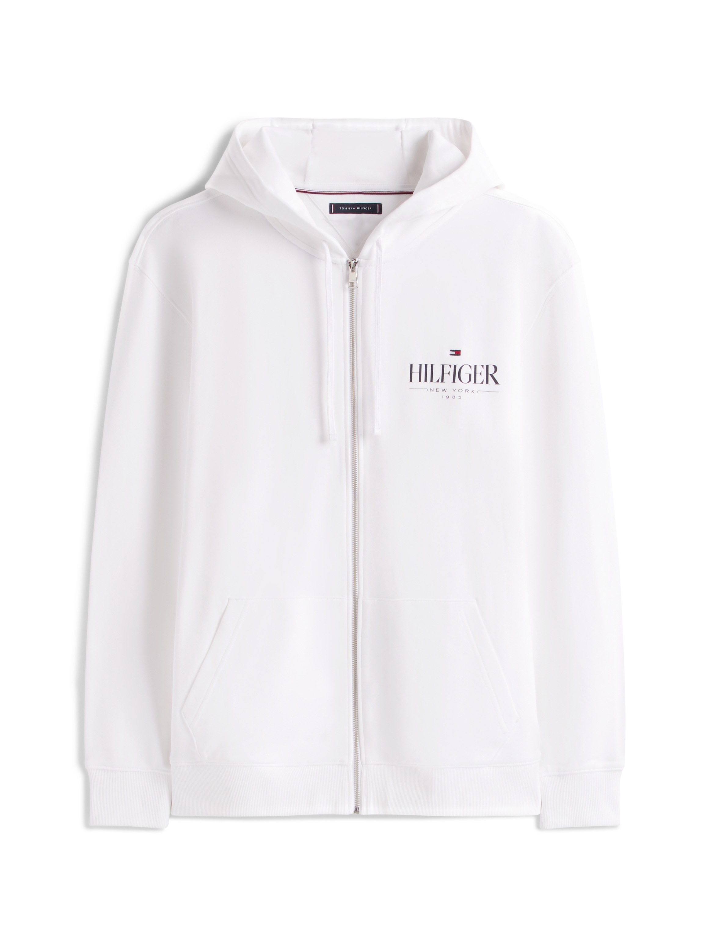 Tommy Hilfiger Big & Tall Kapuzensweatjacke »BT-HILFIGER STACKED HOODED ZIP-B«, Grosse Grössen