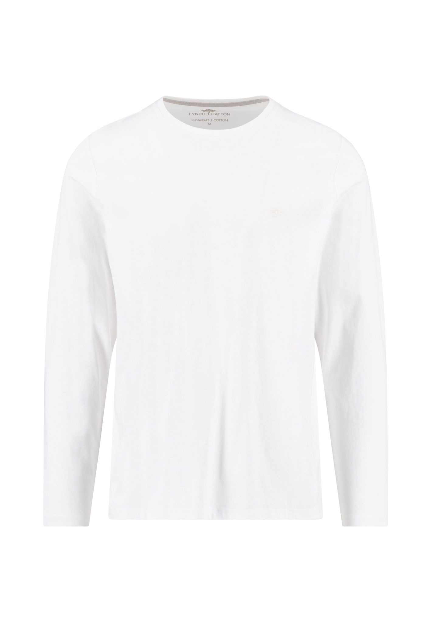 FYNCH-HATTON Langarmshirt mit Logo Stickerei