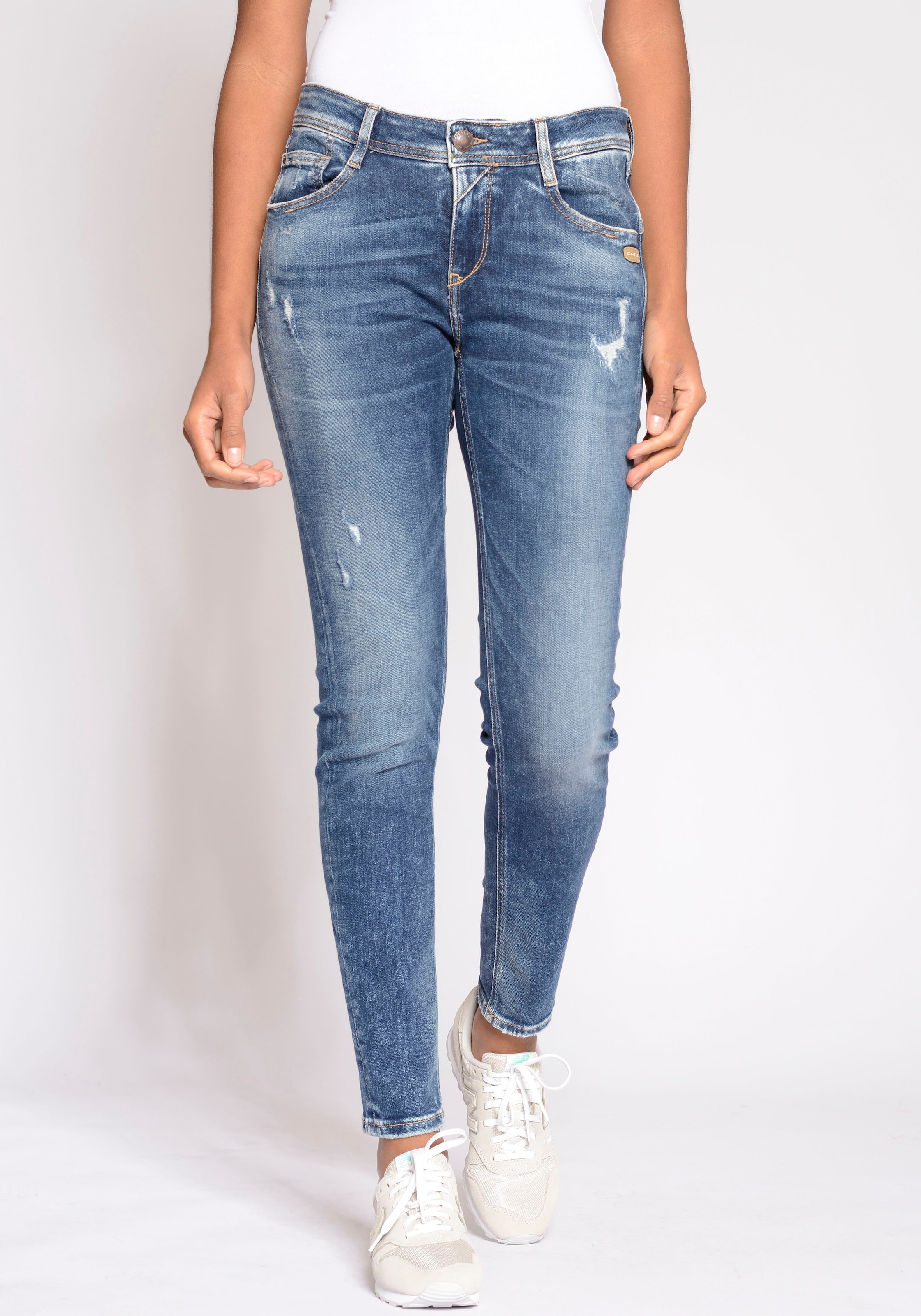 GANG Relax-fit-Jeans »94AMELIE«, mit doppelter Taschen tief bestellen Jelmoli-Versand online Passe sitzenden | hinten und