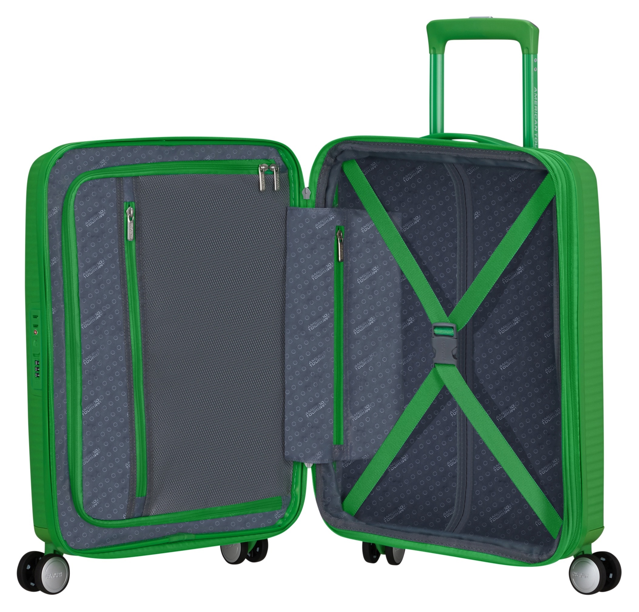 American Tourister® Hartschalen-Trolley »SOUNDBOX, in verschiedenen Farben und Grössen«, 4 Rollen, Reisekoffer Trolley Aufgabegepäck TSA-Zahlenschloss Volumenerweiterung