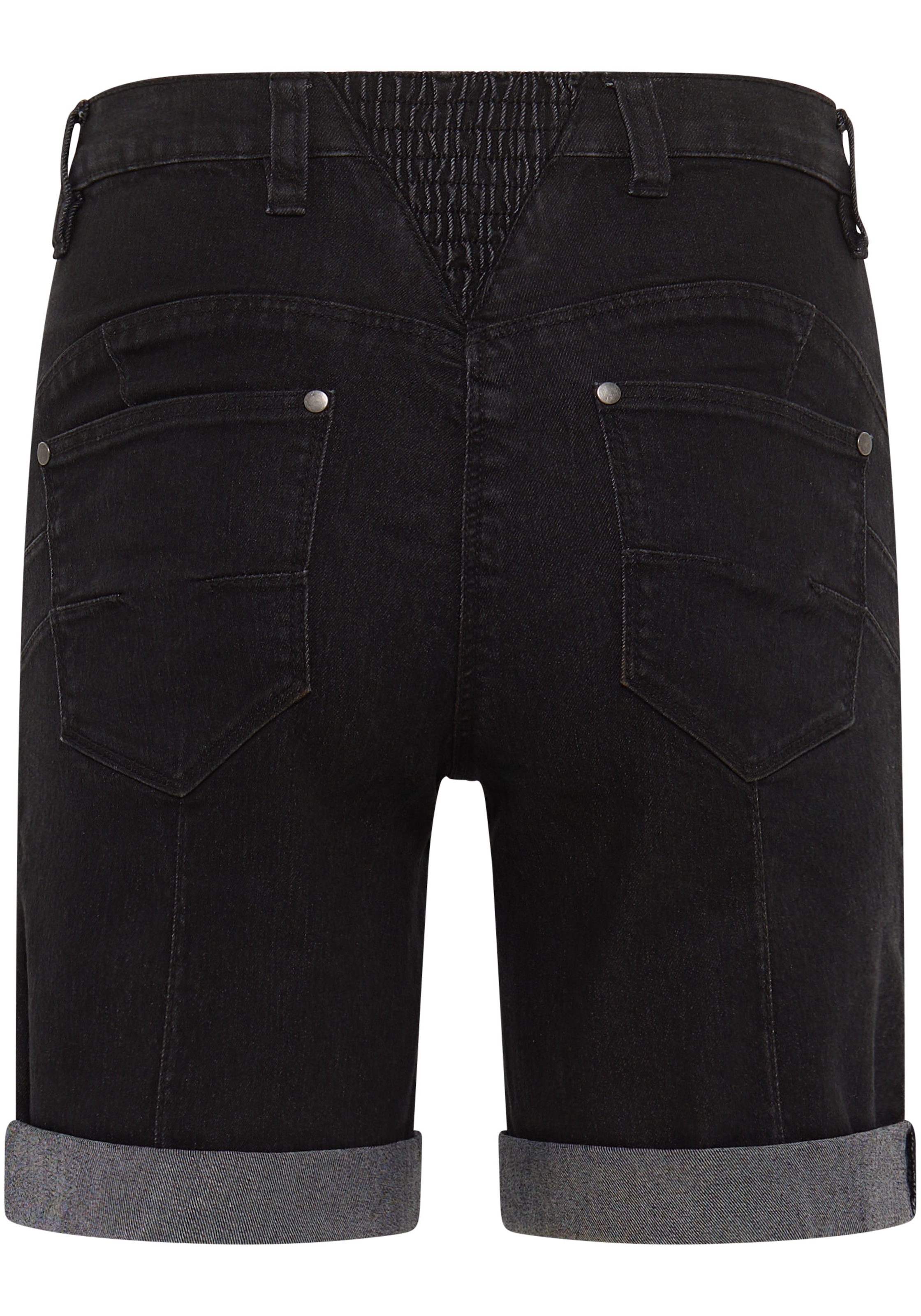 Arizona Jeansbermudas, weite Passform, kurze Beinform, hohe Leibhöhe