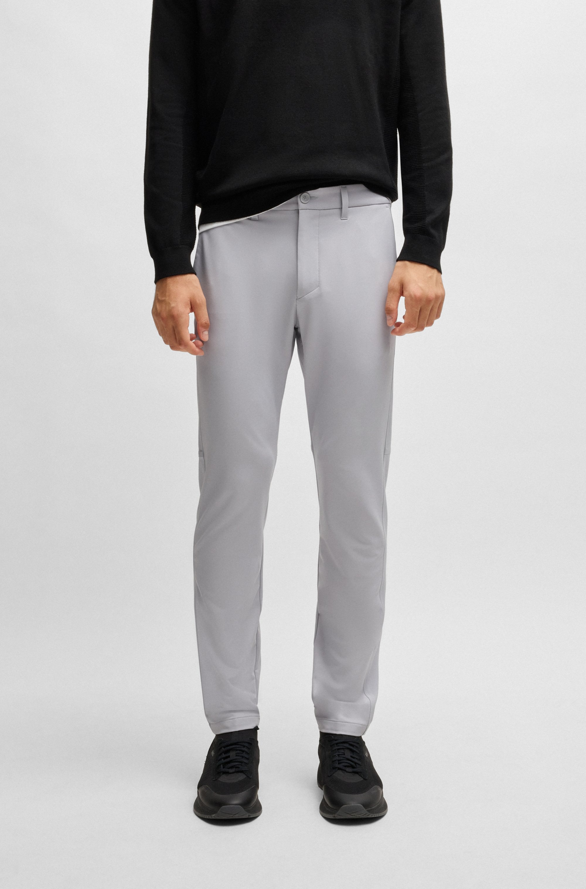 BOSS GREEN Stretch-Hose »T Commuter-Slim« in schmaler Passform
