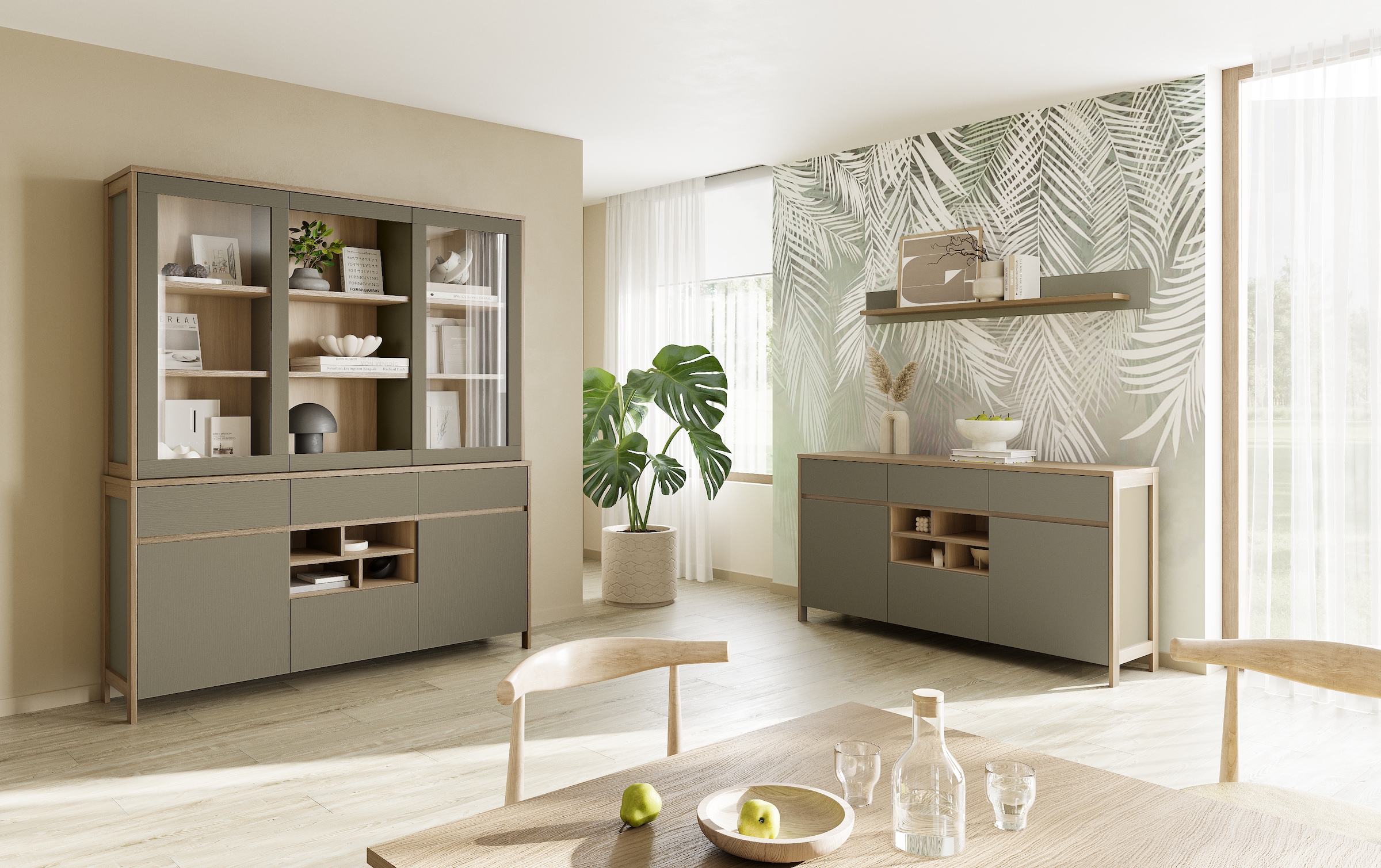 Home affaire Wandboard »Stranda, Wandregal im Scandi-Style, Wandhalter mit Ablagefläche«, vielseitig einsetzbares Hängeregal, in zwei Farben & Grössen verfügbar