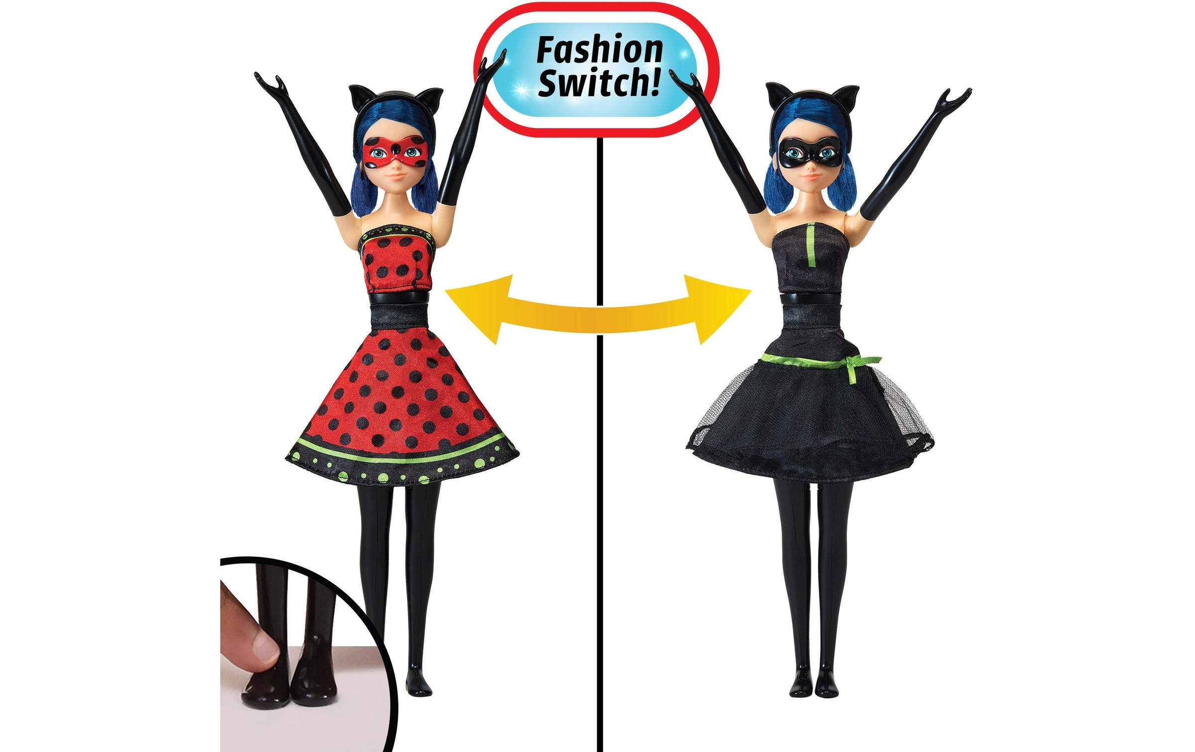 Bandai Anziehpuppe »Miraculous: Ladybug Verwandlung 26 cm«