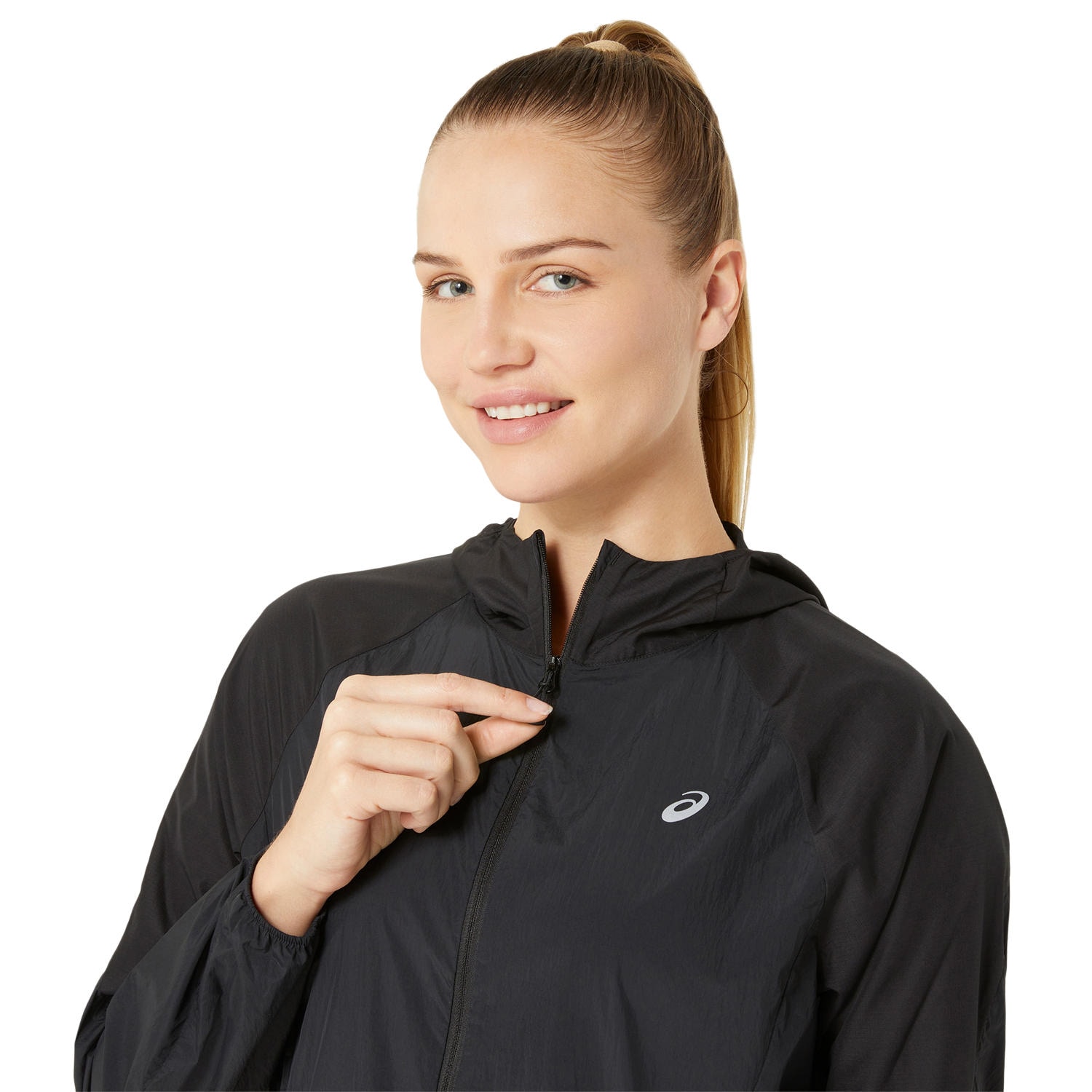 Asics Laufjacke »ROAD PACKABLE JACKET«, mit Kapuze