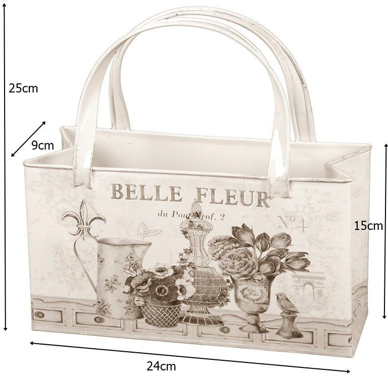 Ambiente Haus Übertopf »Fleur-Tasche aus Metall«, bestellen online St.) | (1 Jelmoli-Versand