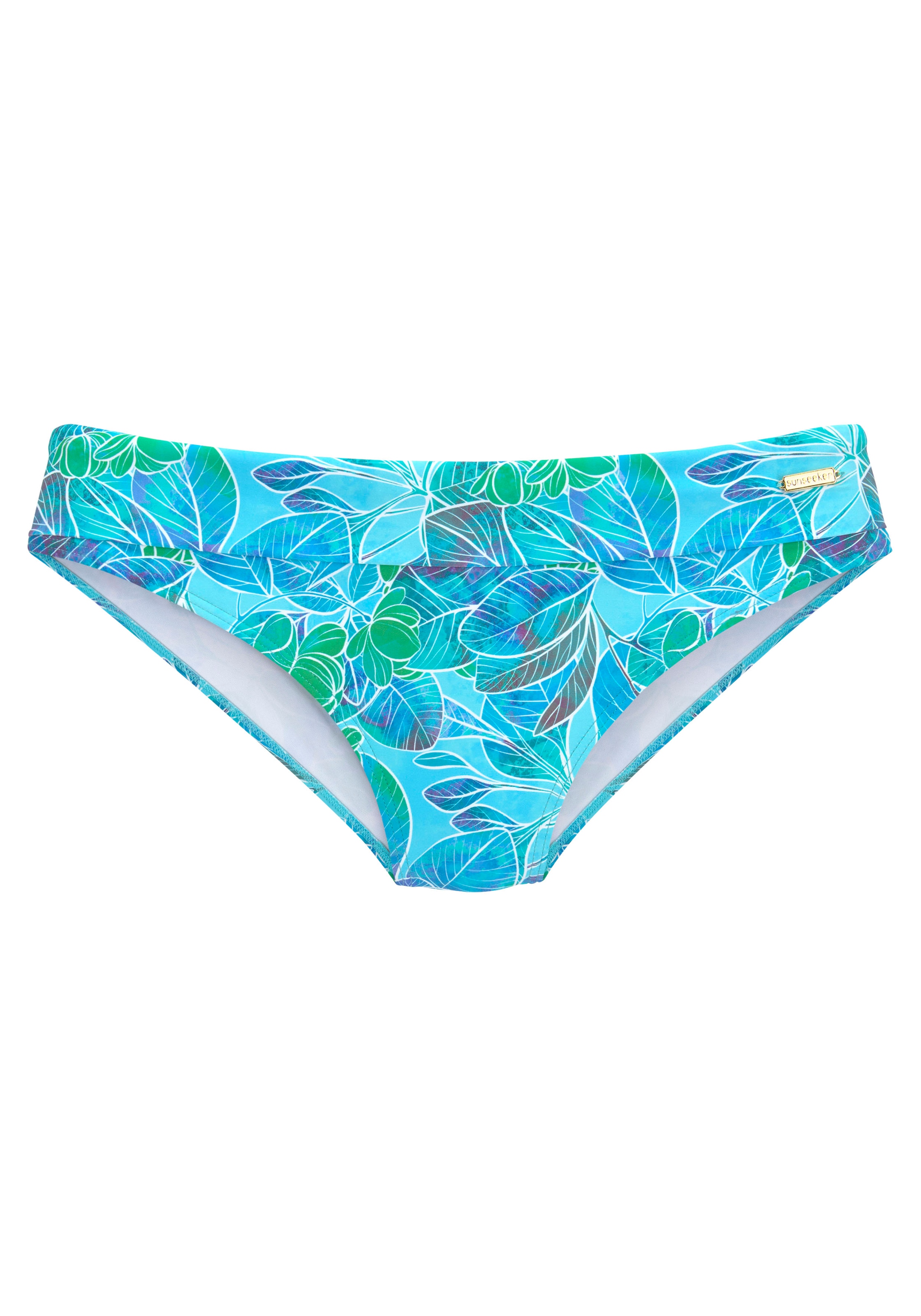 Sunseeker Bikini-Hose »Lapa«, mit Umschlagbund und tropischem Print