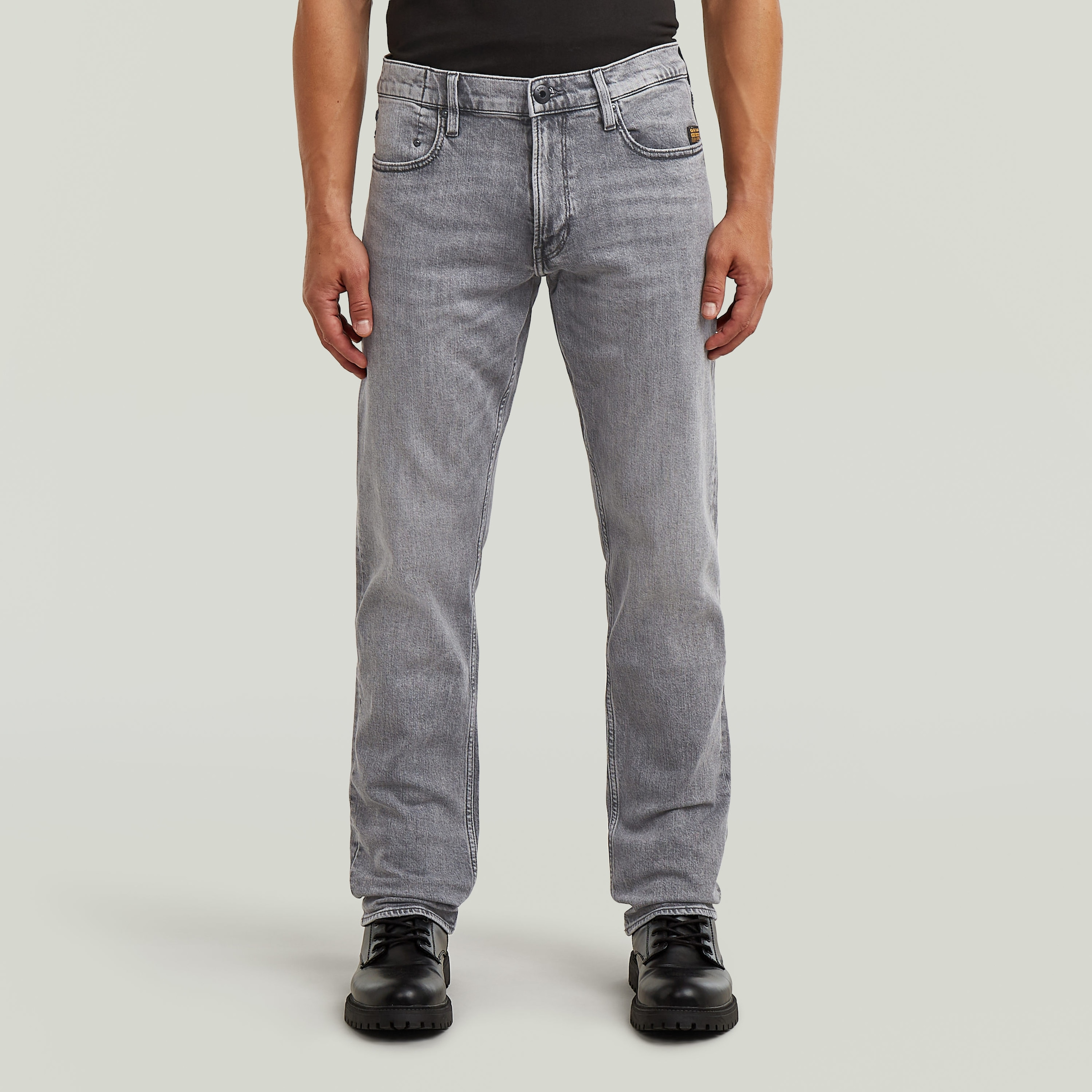 G-STAR Straight-Jeans »Mosa Straight« mit hellen Nähten