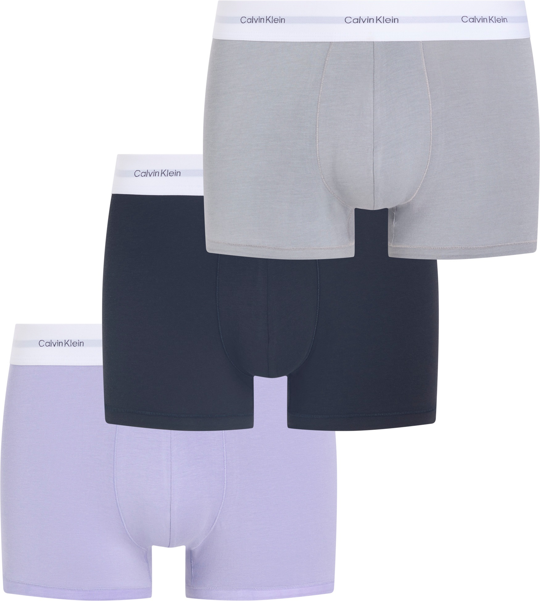 Calvin Klein Underwear Trunk »LOW RISE TRUNK 3PK« Packung, 3er-Pack, 3 Stk. mit Logobund