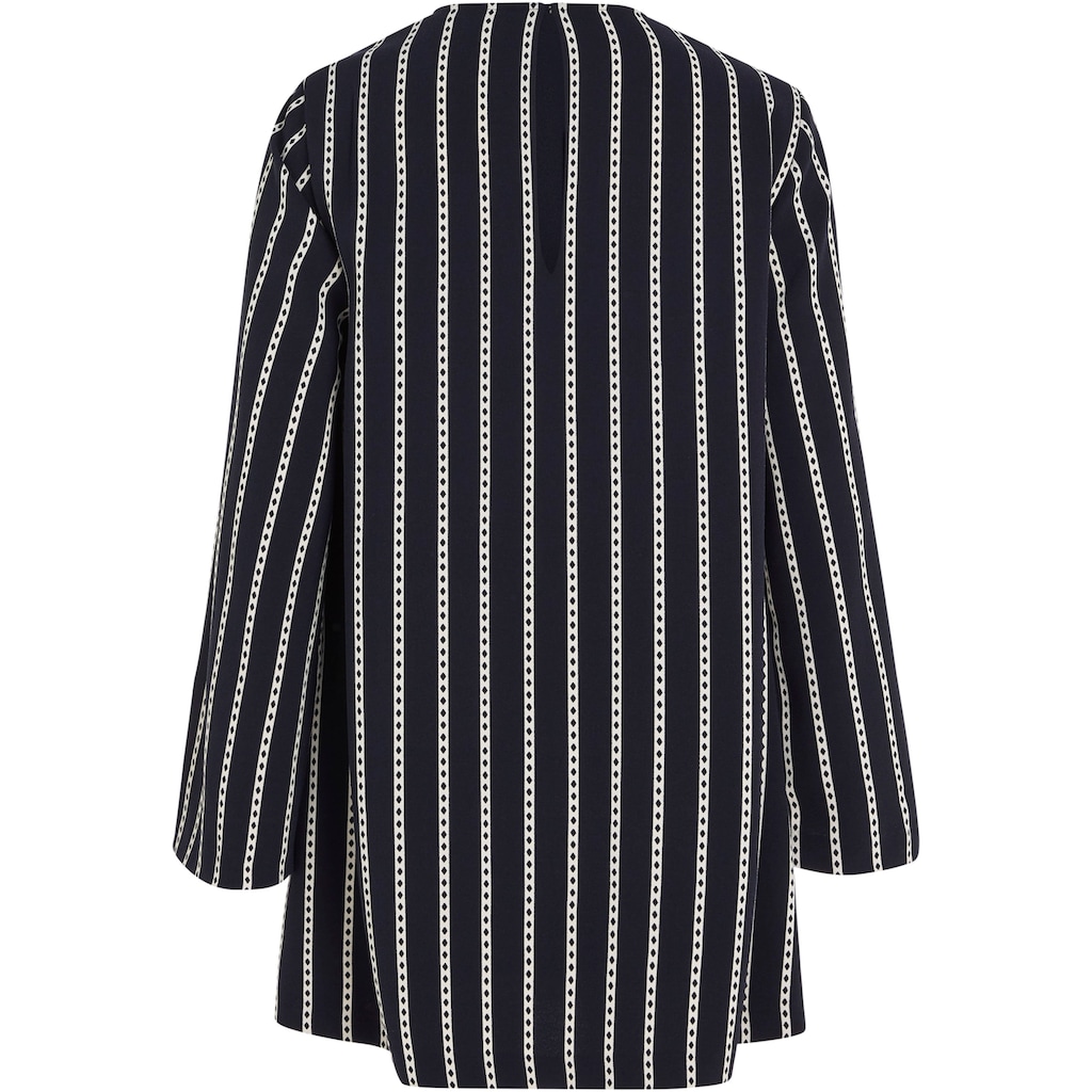Tommy Hilfiger Blusenkleid »ARGYLE STRIPE CREPE SHIFT DRESS«