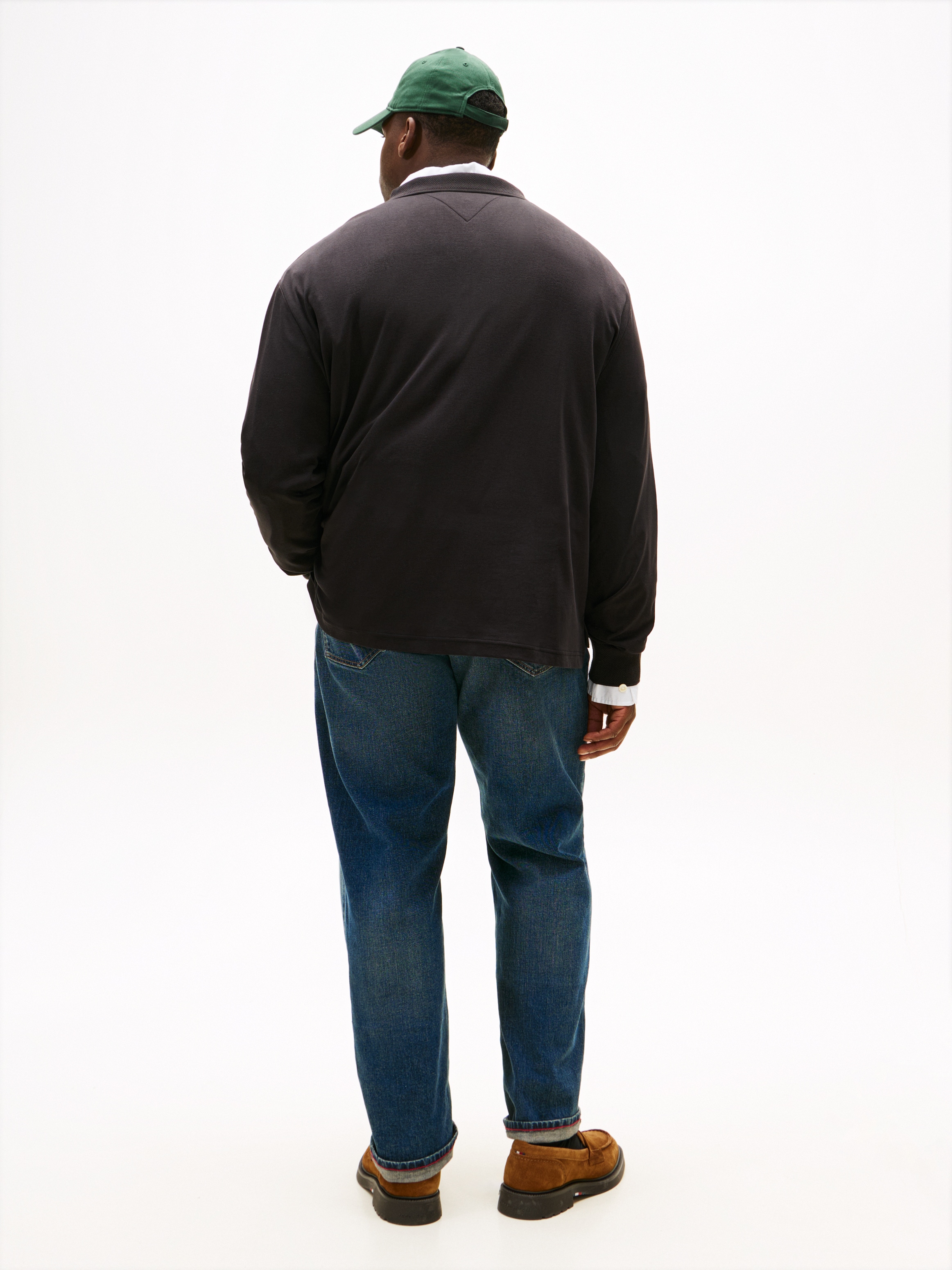 Tommy Hilfiger Big & Tall Langarm-Poloshirt »ZIP INTERLOCK POLO«, Grosse Grössen