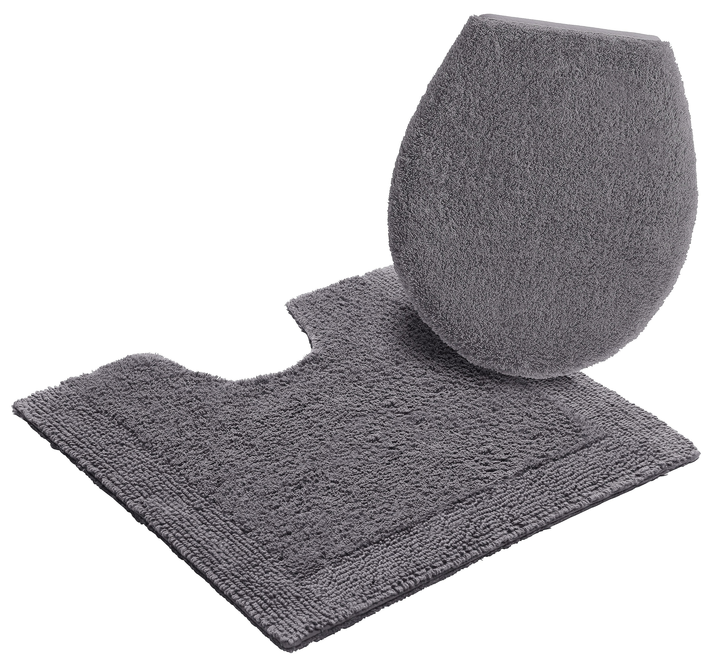 my home Badematte »Kapra, Badvorleger, Badezimmer Teppich«, beidseitig nutzbar-fussbodenheizungsgeeignet-strapazierfähig, mit Bordüre, Badteppich, Badematte