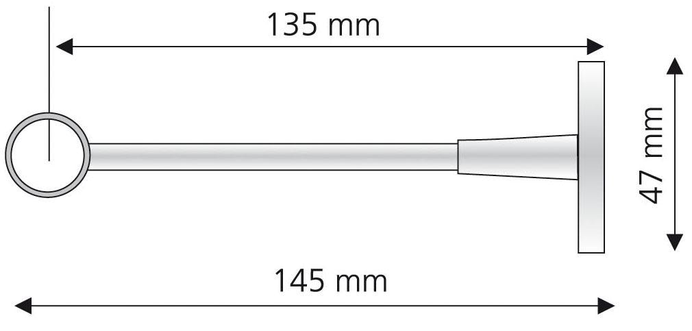 Liedeco Träger, (1 St.), für Gardinenstangen Ø 16 mm