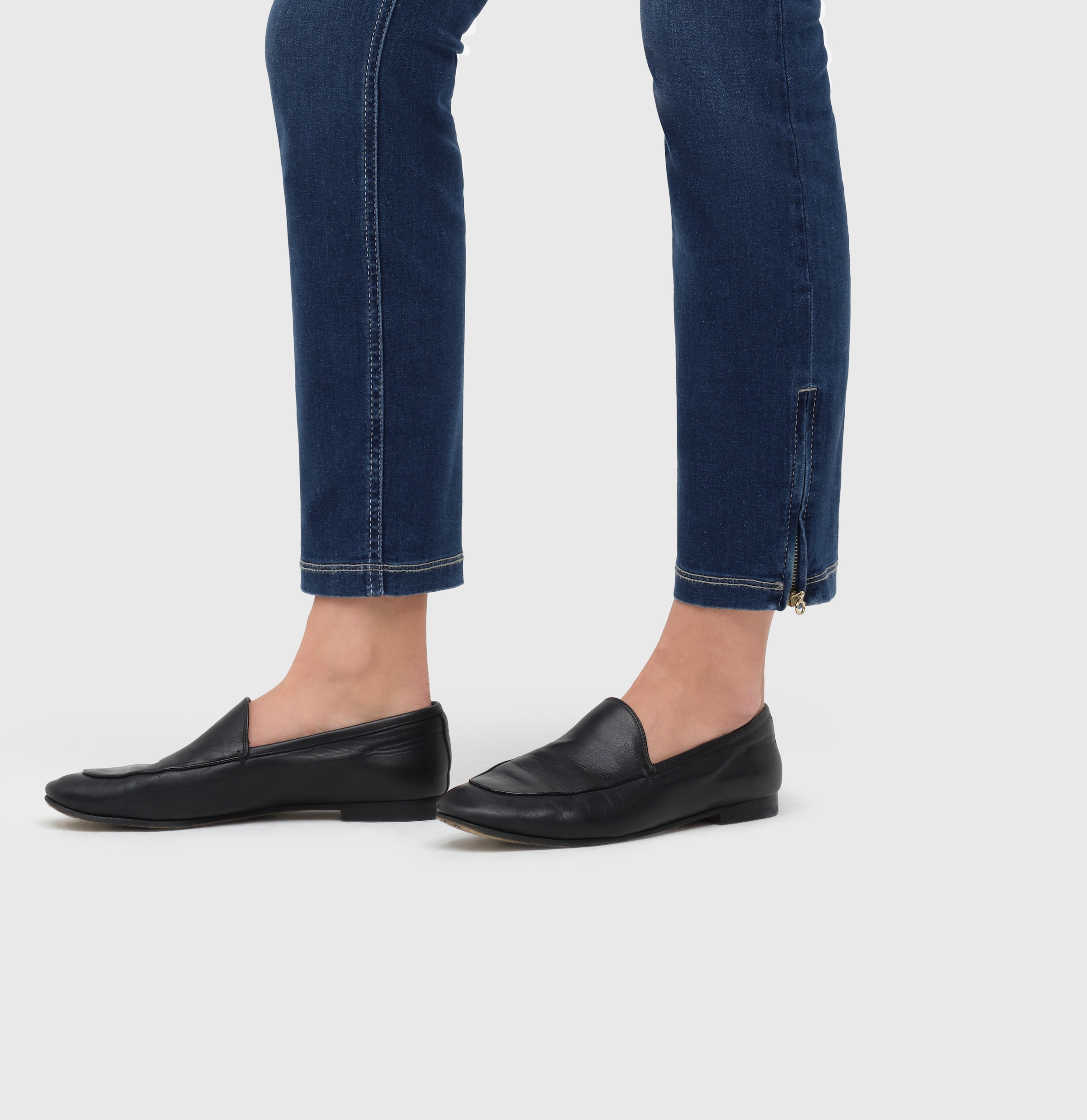 MAC 7/8-Jeans »Dream Chic«, verkürzte Form mit Reissverschluss
