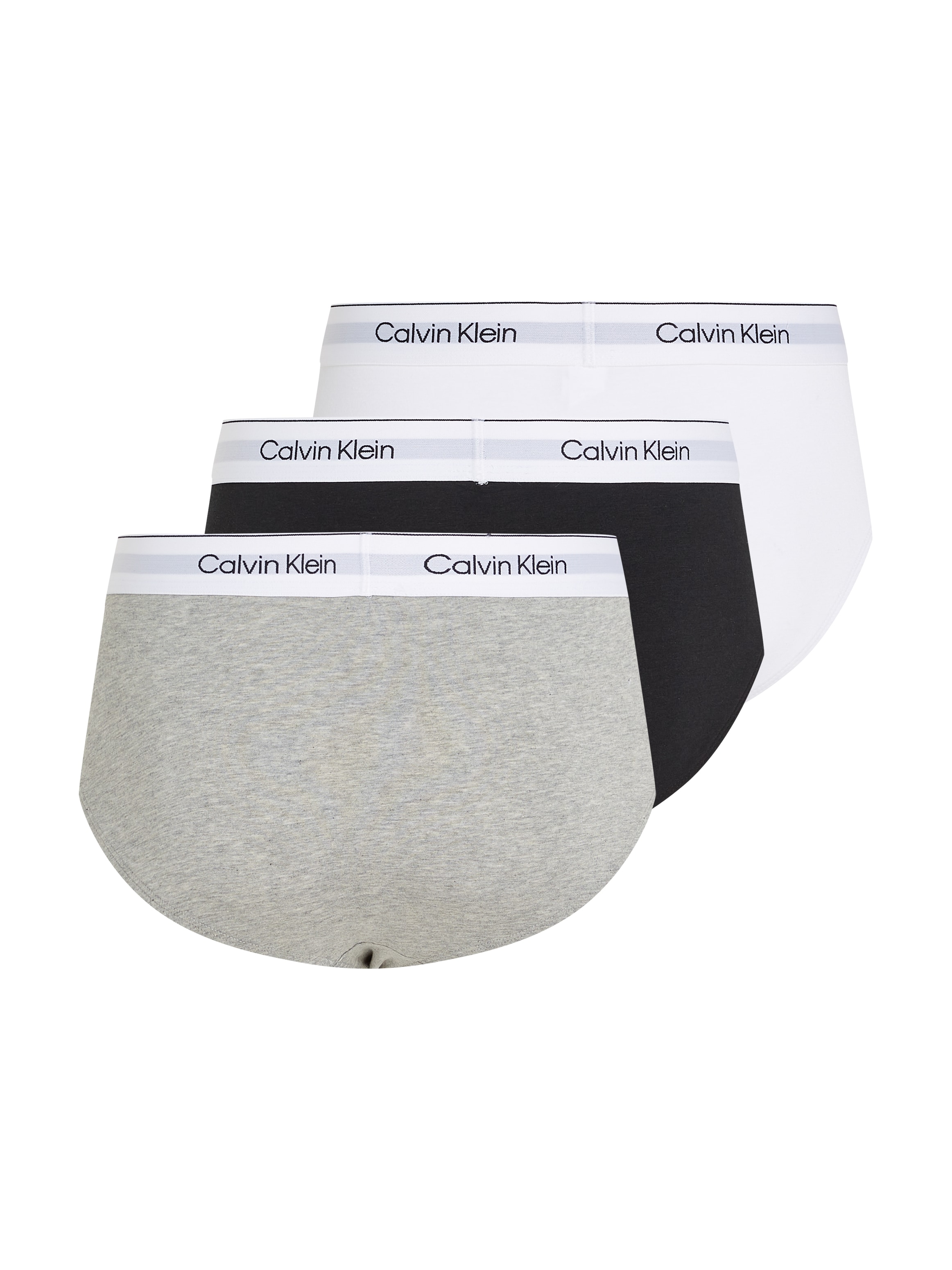 Calvin Klein Underwear Hipster »HIP BRIEF 3PK«, (Packung, 3 St.), mit Logo-Elastikbund (3 Stück)