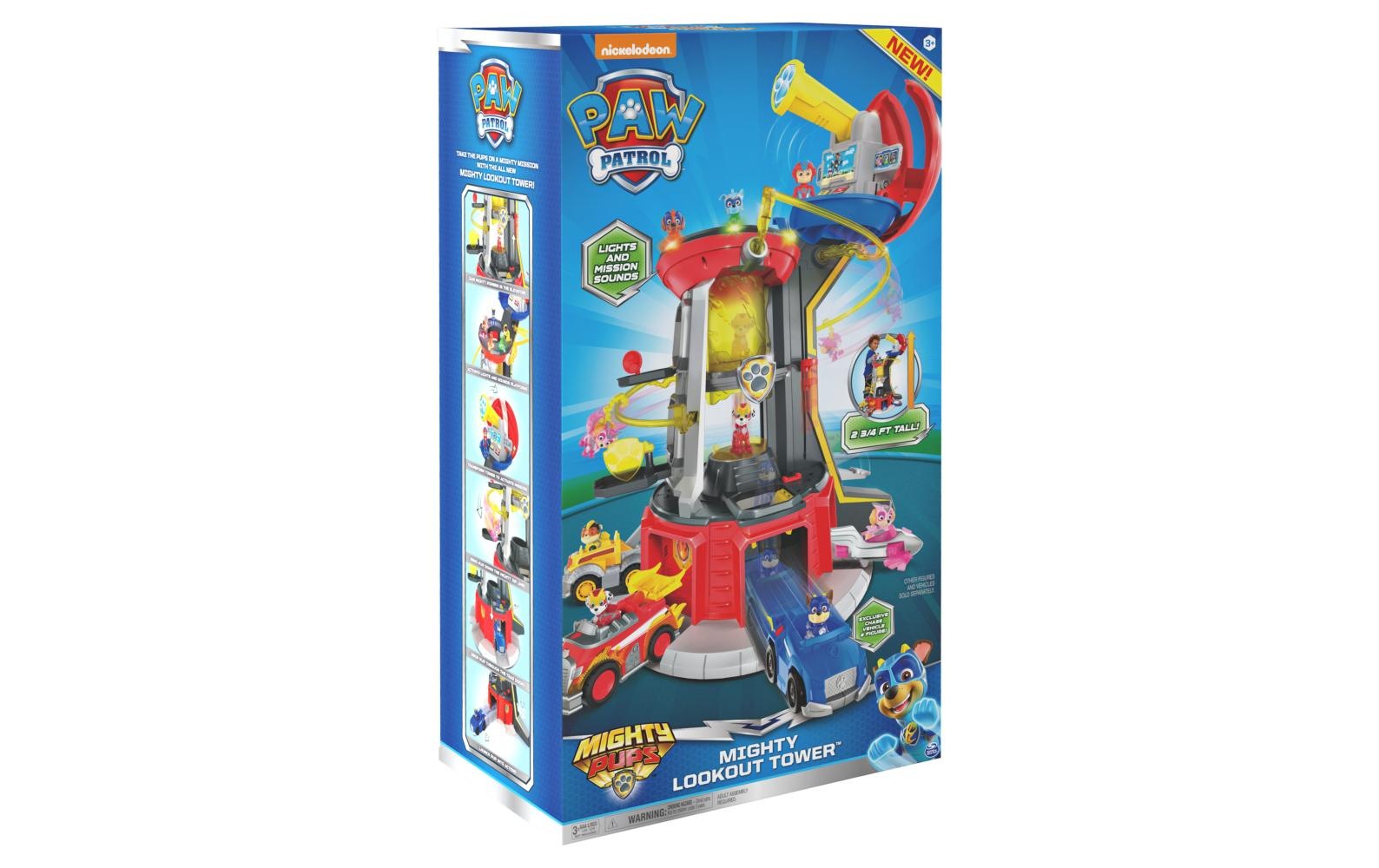 Spin Master Spiel-Gebäude »Action Cars Paw Patrol Mighty Lookout Tower«