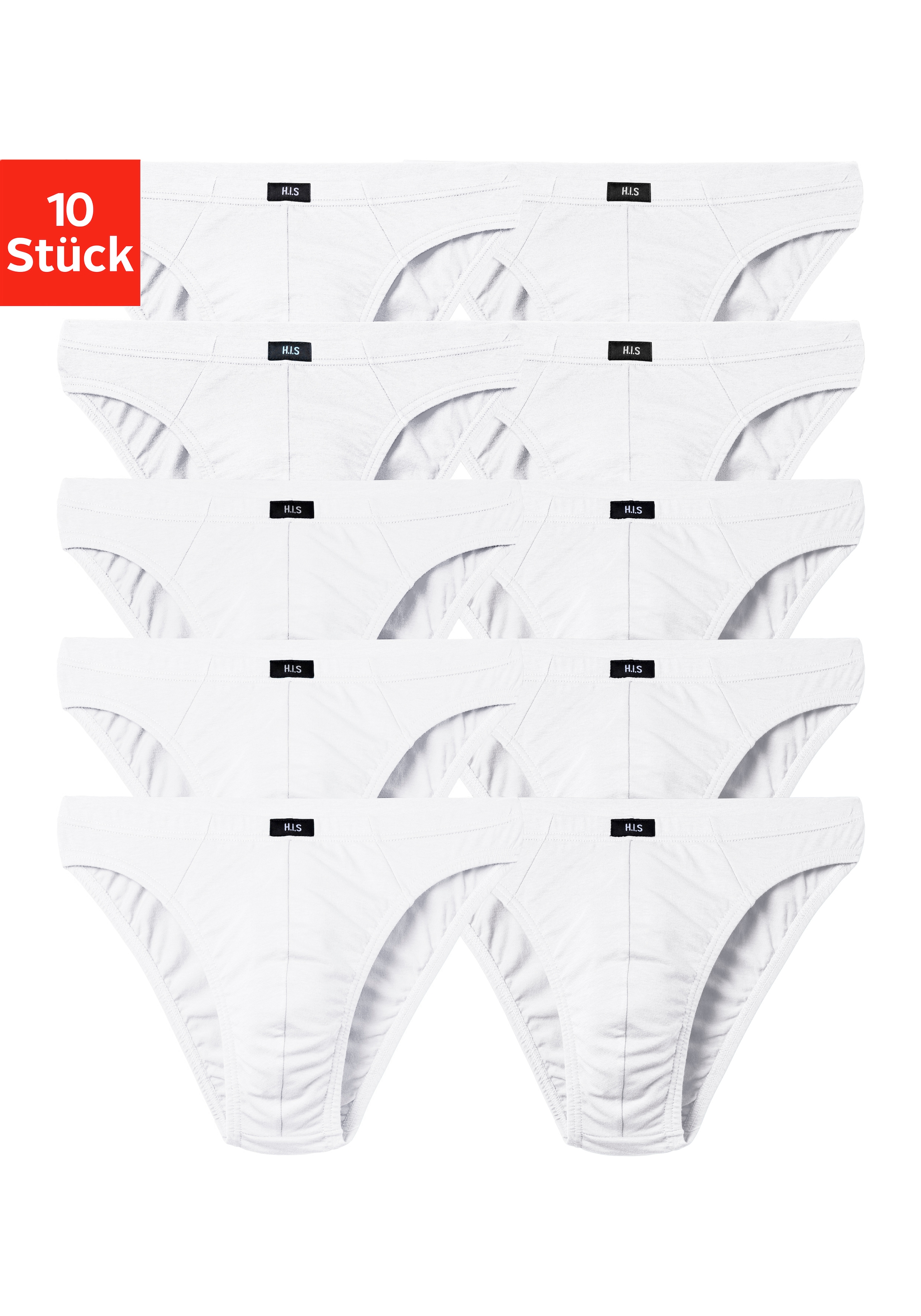 H.I.S Slip »Herren Minislip« Packung, 10 Stk. in Baumwoll-Mix