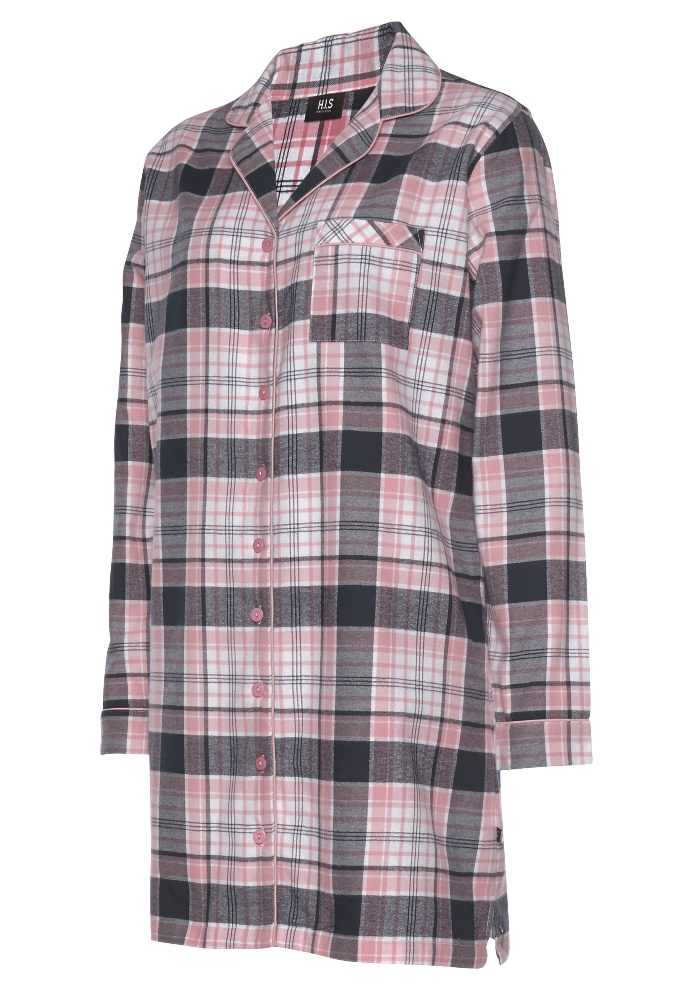 H.I.S Nachthemd, aus Flanell im Karo-Design