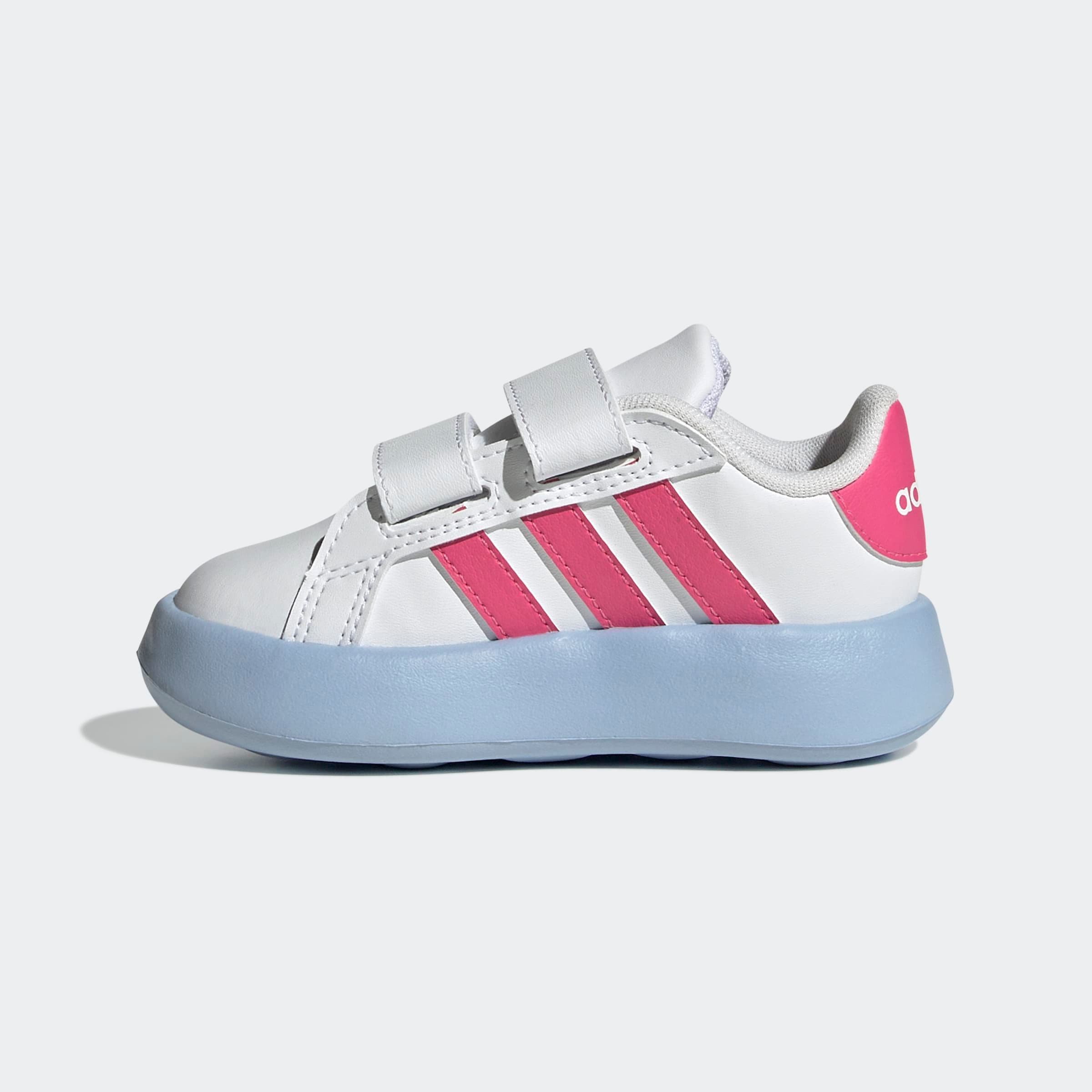 adidas Sportswear Klettschuh »GRAND COURT 2.0 KIDS«, Design auf den Spuren des adidas Superstar, für Kinder