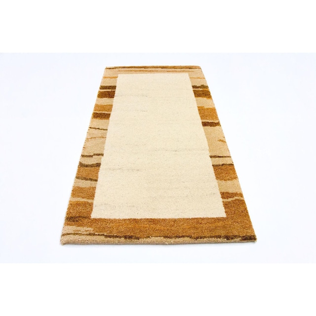 morgenland Wollteppich »Gabbeh Teppich handgeknüpft beige«, rechteckig,  handgeknüpft online shoppen | Jelmoli-Versand
