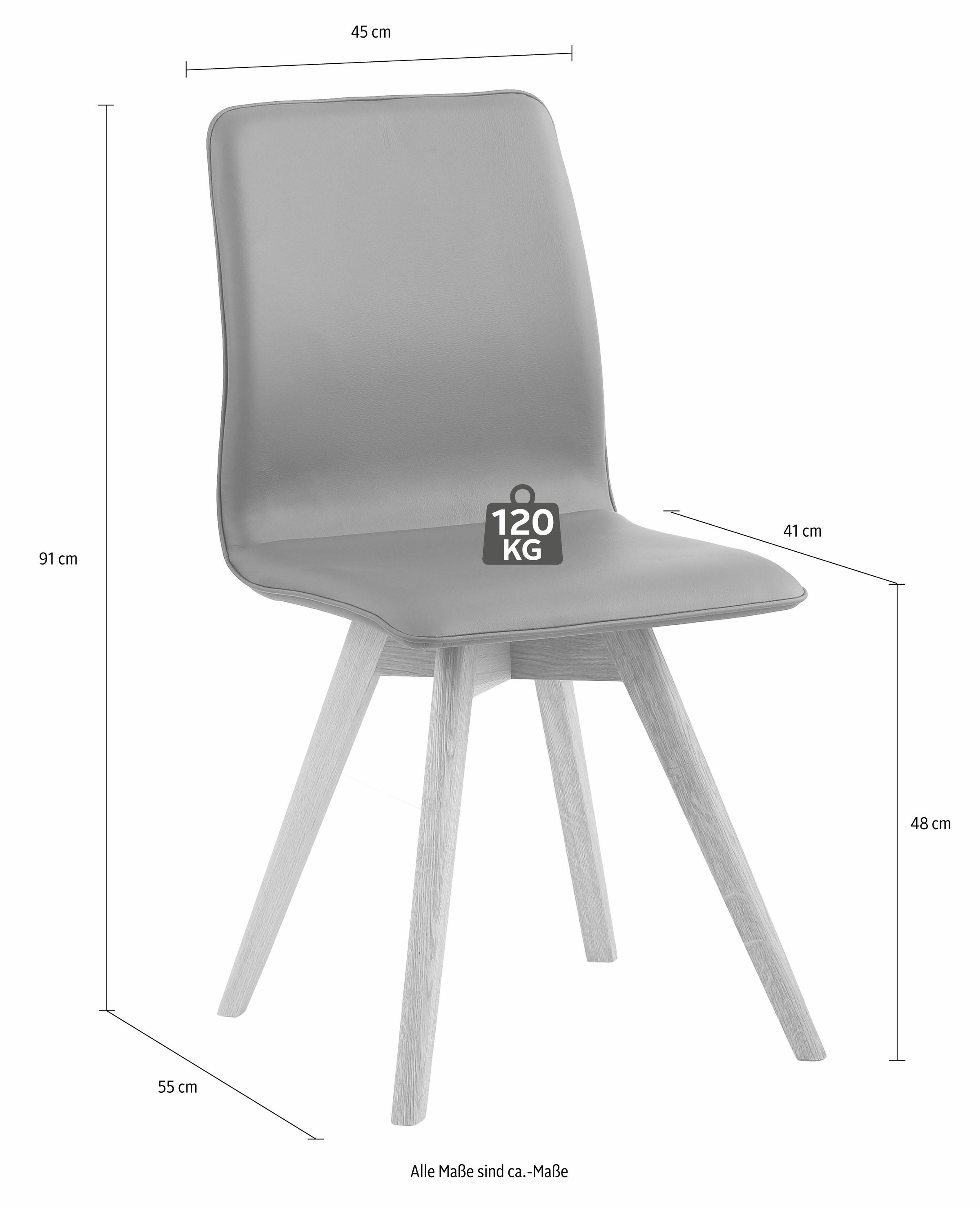 OTTO home "Rania" (Set) 2 Stk.Eiche, 2er/4er/6er-Set, Küchenstuhl