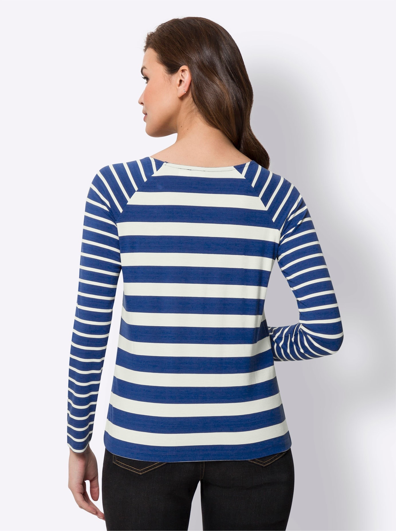heine Rundhalsshirt »Streifenshirt«, (1 tlg.)
