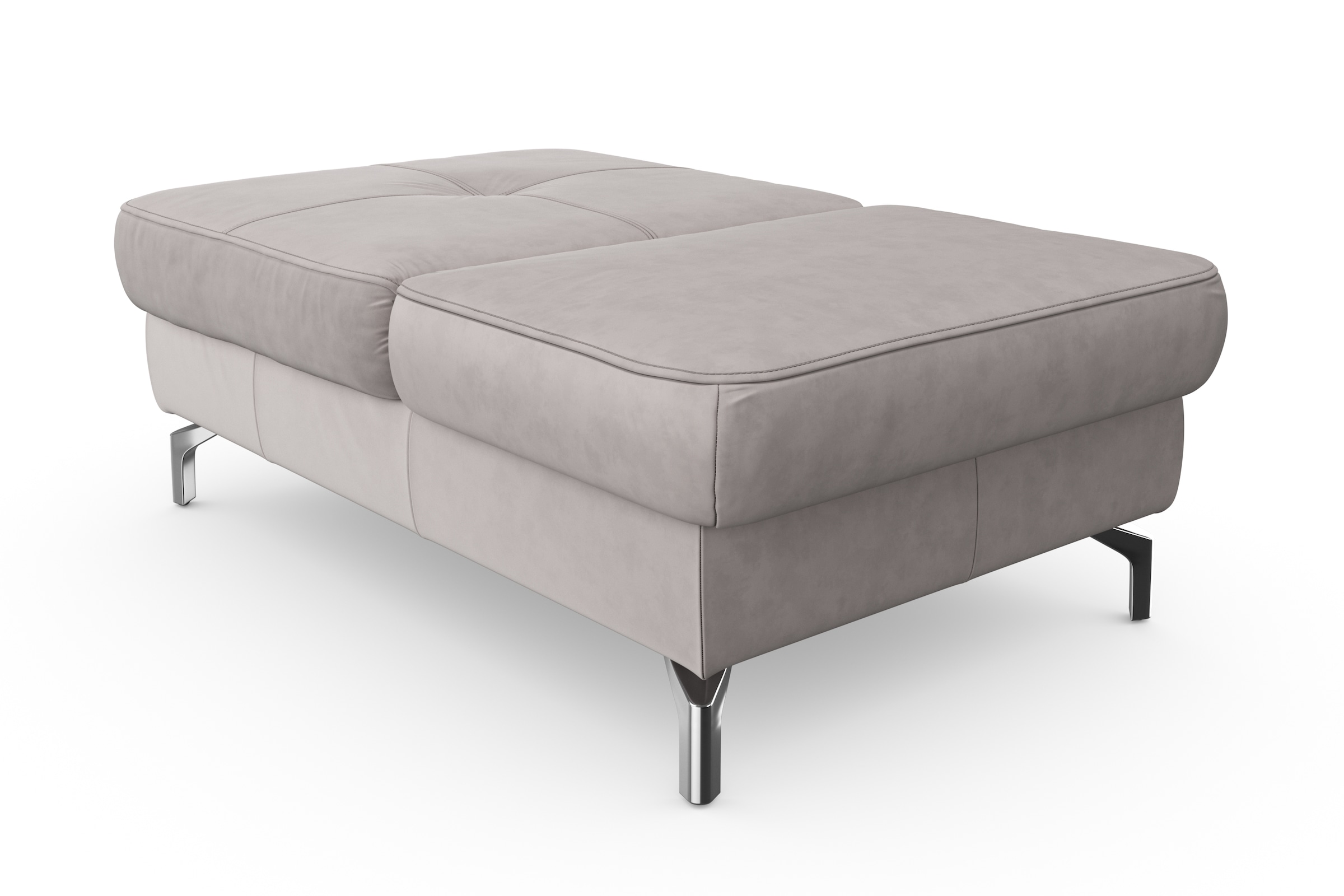 sit&more Hocker »Bendigo«, mit Klappfunktion, Bodenfreiheit 12 cm, wahlweise in 2 Fussfarben