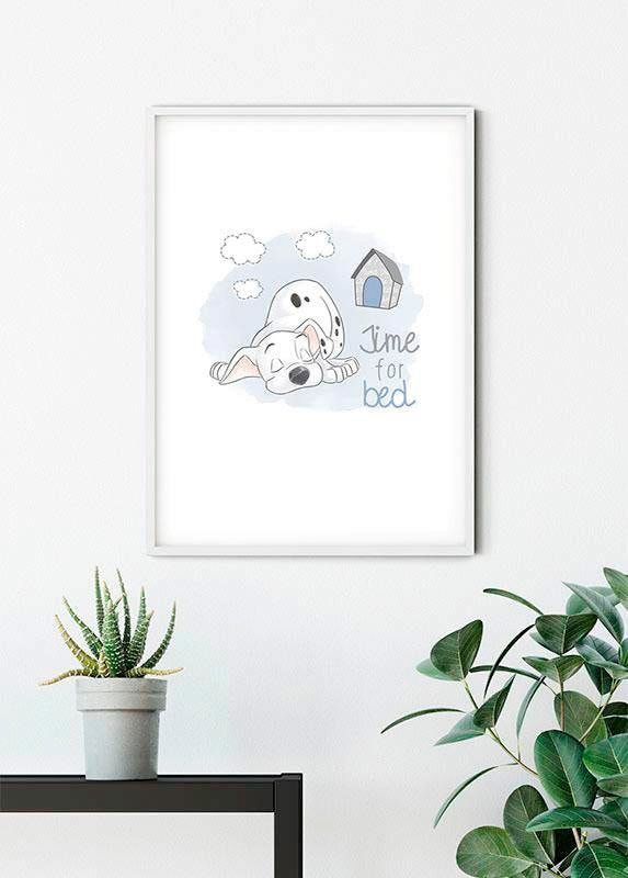 Komar Poster »101 Dalmatiner Bedtime«, Disney, (1 St.), Kinderzimmer, Schlafzimmer, Wohnzimmer