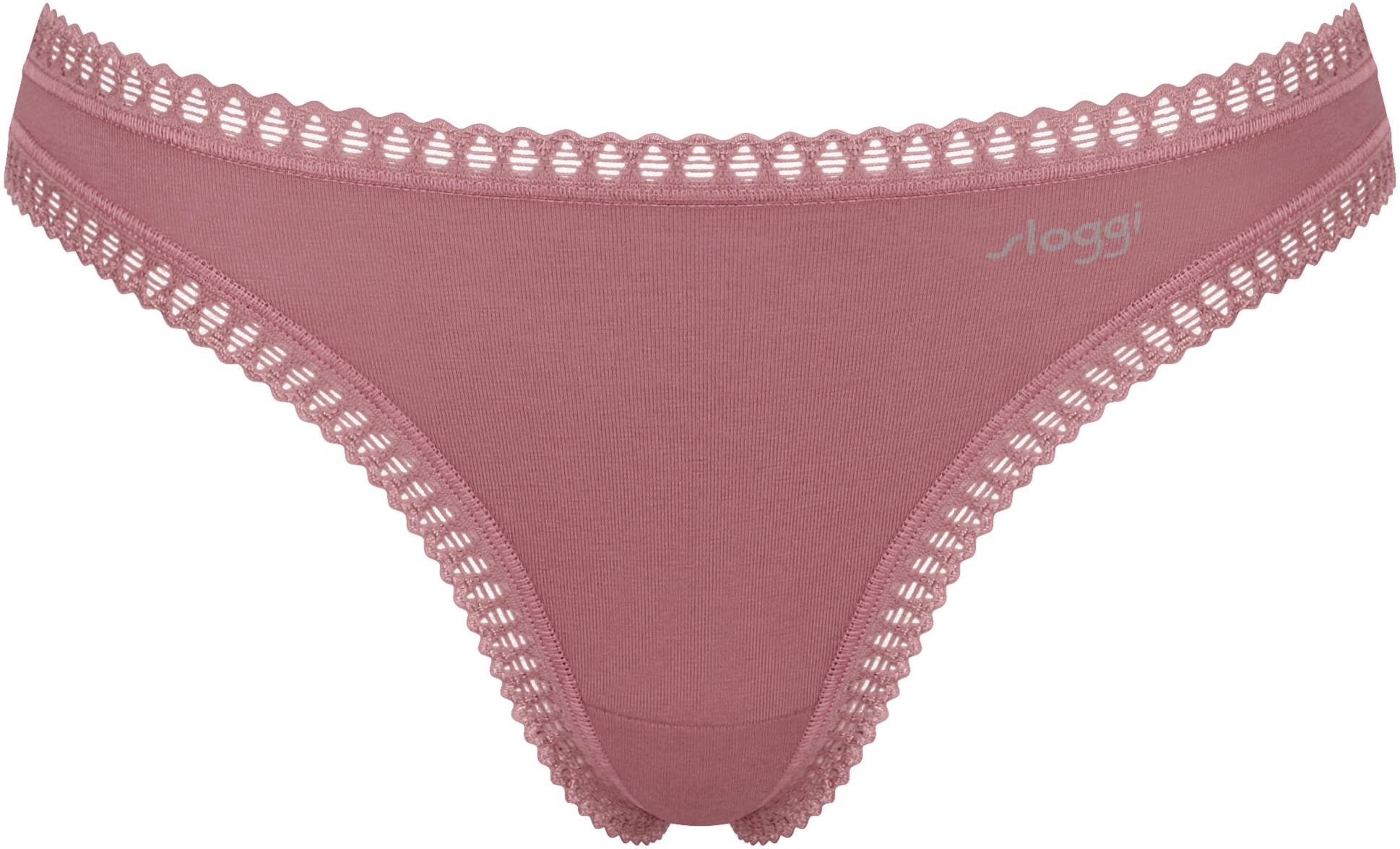 sloggi String »GO Crush«, (3er Pack), mit Spitzendetails, uni, gemustert